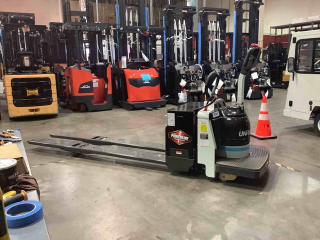 NISSAN RPX60B 27X96 Double Rider Jack forklift, 6000 capacity, 7.75 lift height. Serial 2W26-9325554, Year 2022.