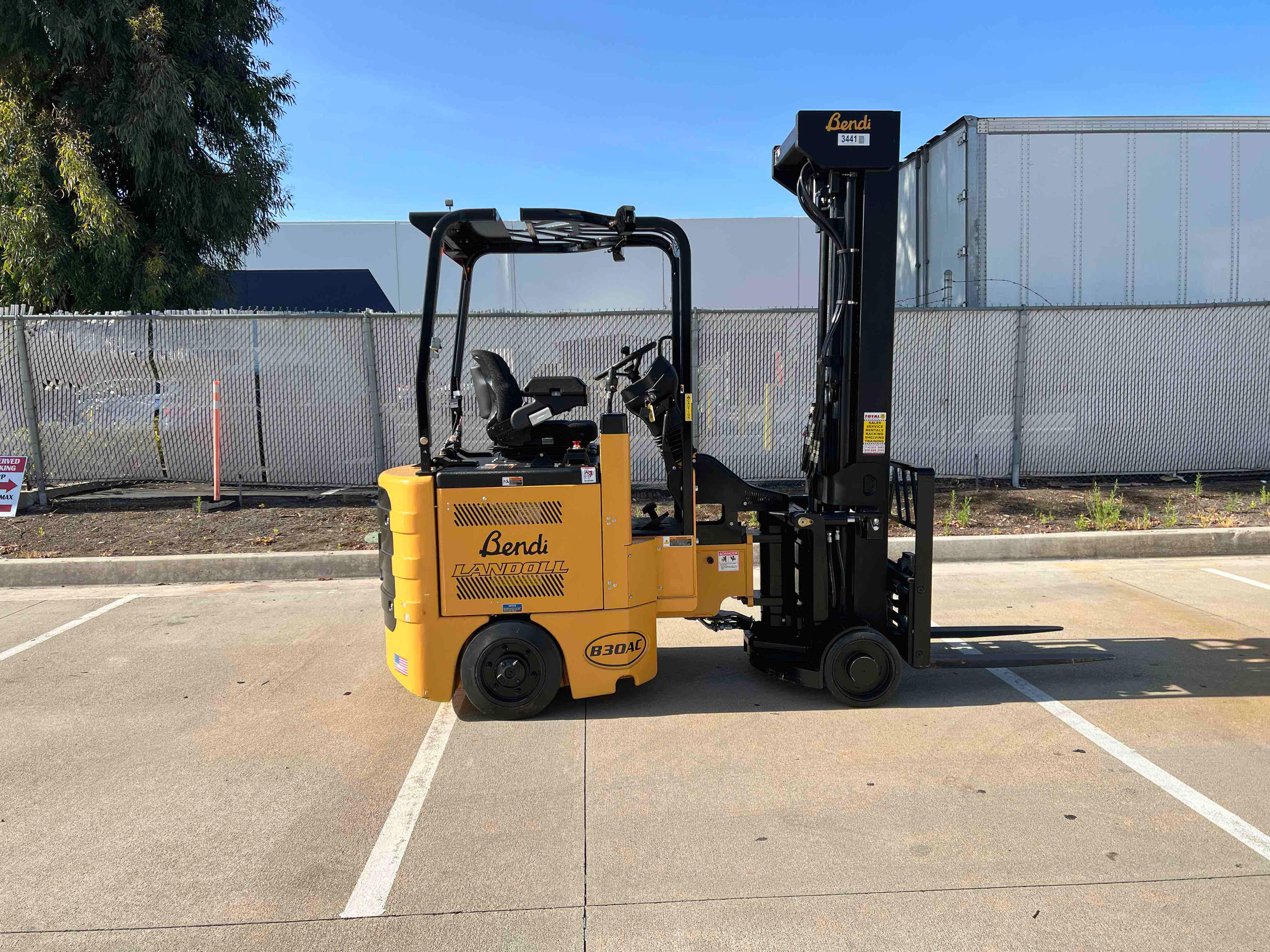 Main Image Used 2021 BENDI B30AC Forklift – VNA, 3000 lb Capacity, 107” Mast, 4051 Hours – $59500.00 – Salt Lake City – View 3
