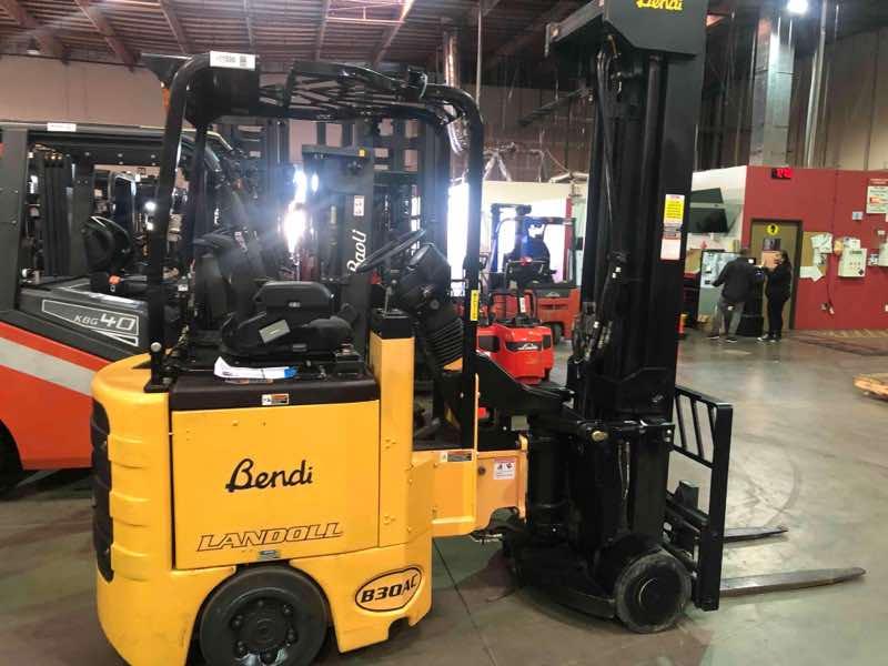Main Image Used 2020 BENDI B30AC Forklift – VNA, 3000 lb Capacity, 107” Mast, 6516.7 Hours – $47500.00 – Anaheim – View 1