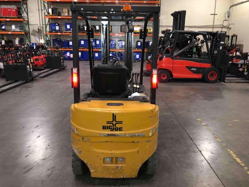 Main Image Used 2019 BIG JOE LXE-44 Forklift – Electric Sit Down 4 Wheel, 4400 lb Capacity, 86” Mast, 3459 Hours – $18000.00 – Anaheim – View 3