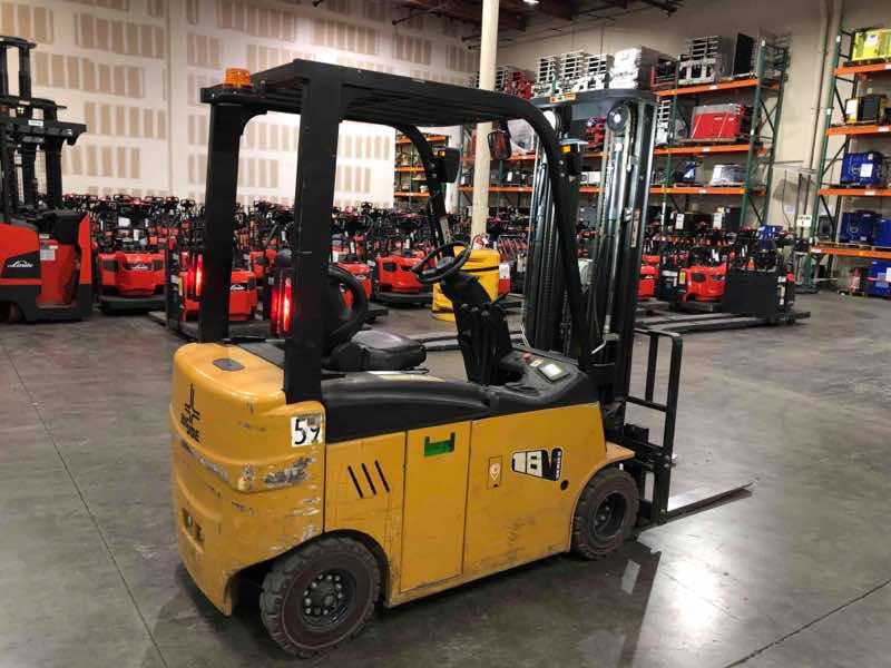 Main Image Used 2019 BIG JOE LXE-44 Forklift – Electric Sit Down 4 Wheel, 4400 lb Capacity, 86” Mast, 3459 Hours – $18000.00 – Anaheim – View 4