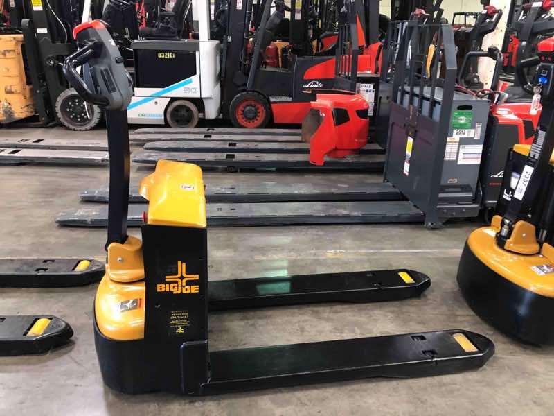 Main Image Used 2022 BIG JOE LPT-44 27X48 Forklift – Electric Pallet Jack (Lithium), 4500 lb Capacity, 3” Mast, 179.5 Hours – $2700.00 – Anaheim – View 1