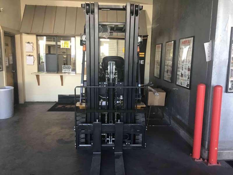 Main Image Used 2022 BIG JOE LPE-50_80V Forklift – Lithium Electric Pneumatic, 5000 lb Capacity, 90” Mast, 1265 Hours – $34500.00 – Anaheim – View 2