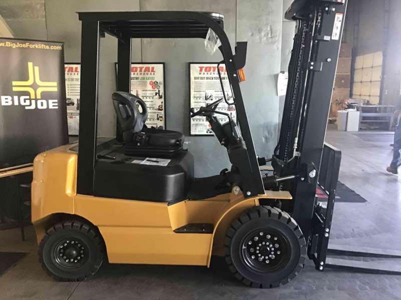 Main Image Used 2022 BIG JOE LPE-50_80V Forklift – Lithium Electric Pneumatic, 5000 lb Capacity, 90” Mast, 1265 Hours – $34500.00 – Anaheim – View 1