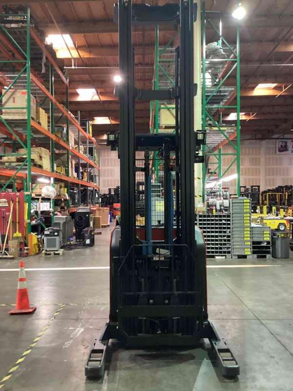 Main Image Used 2022 LINDE R22SX_5195 Forklift – Stand Up Reach, 4500 lb Capacity, 149” Mast, 1343 Hours – $53850.00 – Salt Lake City – View 3