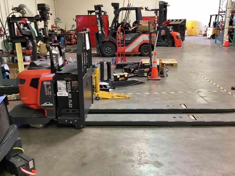 Main Image Used 2022 LINDE EWR30_1101-02-27X96 Forklift – Double Rider Jack, 6000 lb Capacity, 3” Mast, 816.7 Hours – $15590.00 – Anaheim – View 4