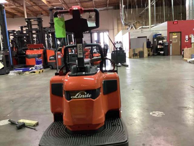 LINDE EWR30_1101-02-27X96-PS Double Rider Jack forklift, 6000 capacity, 7.75 lift height. Serial A11101L00261, Year 2022.