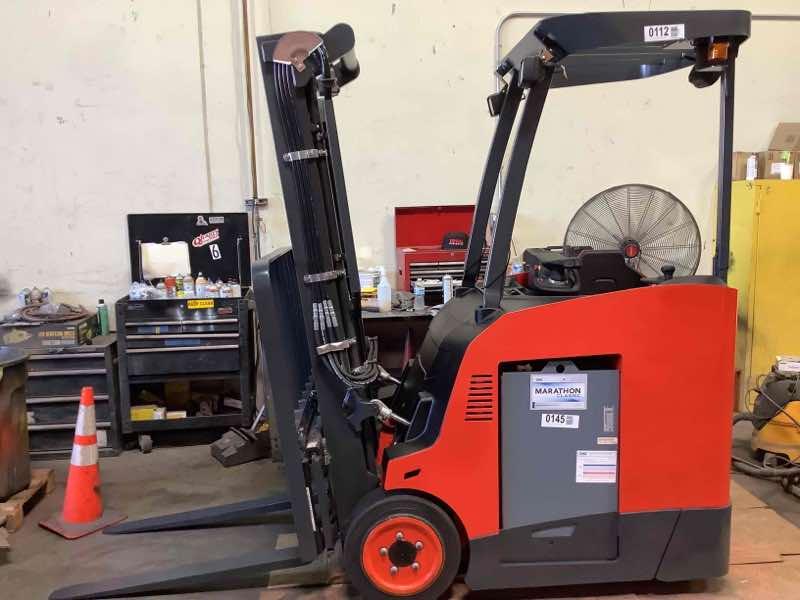 Main Image Used 2022 LINDE E18S_1346-20 Forklift – Electric Stand Up Counterbalance, 3500 lb Capacity, 88” Mast, 860 Hours – $32500.00 – Phoenix – View 1