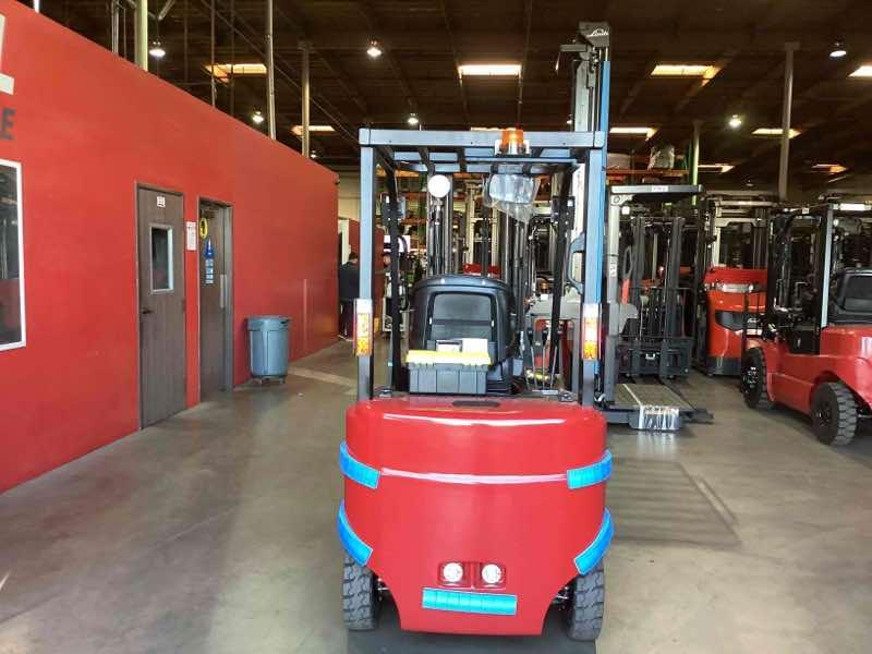 Main Image Used 2022 BIG JOE LXE-44 Forklift – Electric Sit Down 4 Wheel, 4400 lb Capacity, 83” Mast, 356 Hours – $34500.00 – Anaheim – View 3
