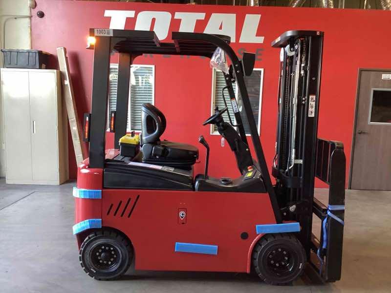 Main Image Used 2022 BIG JOE LXE-44 Forklift – Electric Sit Down 4 Wheel, 4400 lb Capacity, 83” Mast, 356 Hours – $34500.00 – Anaheim – View 4
