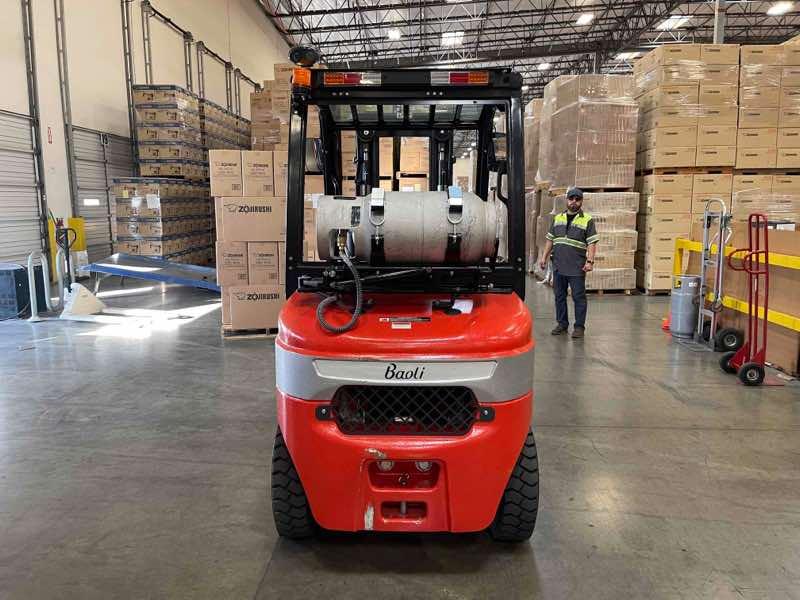 Main Image Used 2022 BAOLI KBG25_6010 Forklift – LPG Pneumatic, 5000 lb Capacity, 86” Mast, 417 Hours – $38250.00 – Phoenix – View 4