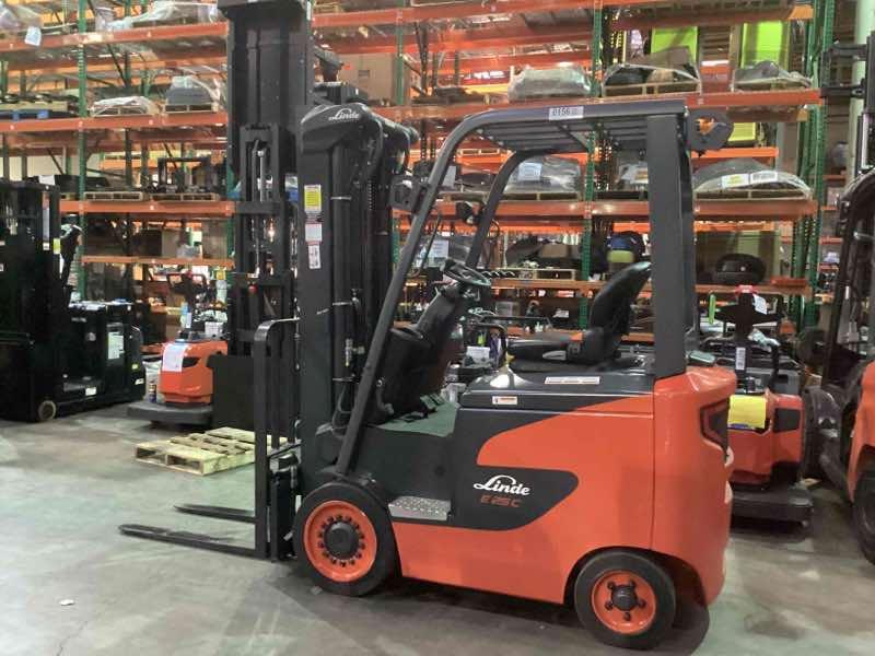 Main Image Used 2022 LINDE E25C_1347 Forklift – Electric Sit Down 4 Wheel, 5000 lb Capacity, 91” Mast, 2840 Hours – $49500.00 – Phoenix – View 4