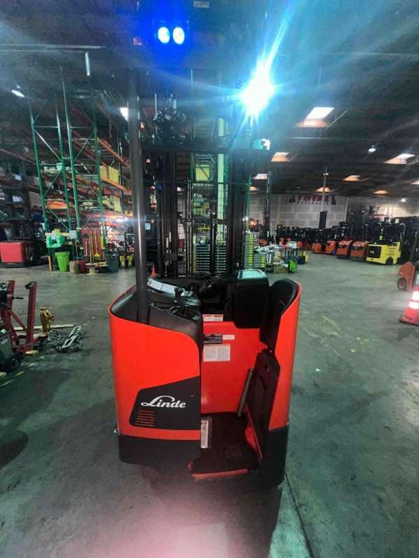Main Image Used 2023 LINDE R17SX_5195 Forklift – Stand Up Reach, 3500 lb Capacity, 131” Mast, 503 Hours – $54500.00 – Anaheim – View 3