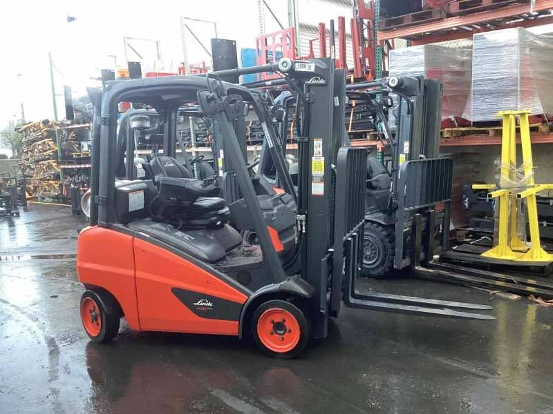 LINDE H20CT-600_391 LPG Cushion forklift, 4500 capacity, 188 lift height. Serial PKY391L01566, Year 2022.