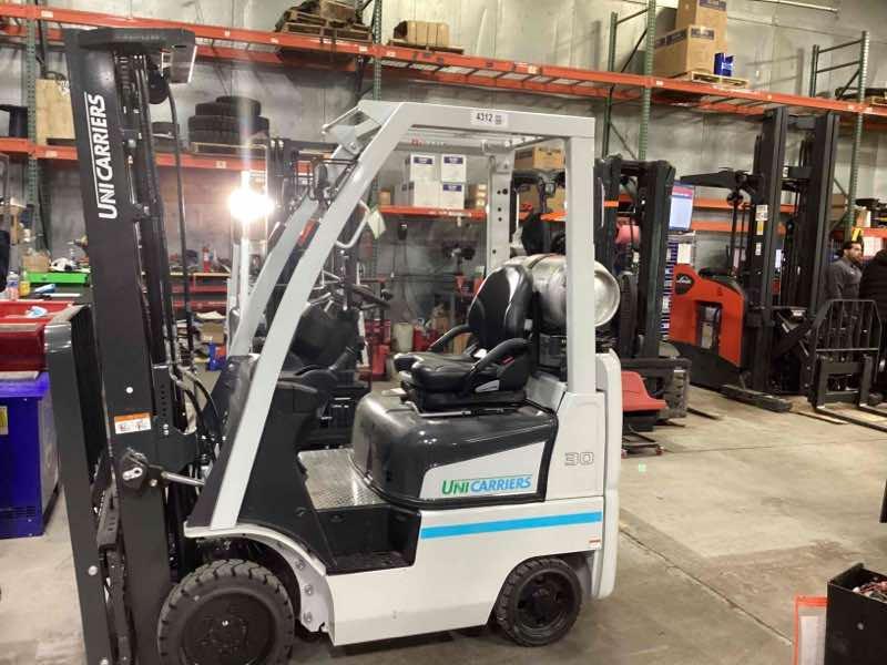 Main Image Used 2023 NISSAN CF30LP Forklift – LPG Cushion, 3000 lb Capacity, 88” Mast, 52 Hours – $29420.00 – Phoenix – View 4