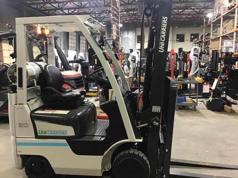 Main Image New 2023 NISSAN CF30LP Forklift – LPG Cushion, 3000 lb Capacity, 88” Mast, 129 Hours – $31250.00 – Hawaii, Waipahu – View 3