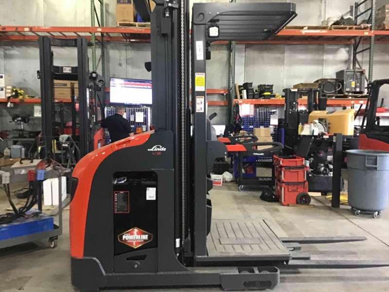 Main Image Used 2022 LINDE V15P_1355 Forklift – Electric Order Picker, 3000 lb Capacity, 107” Mast, 546.3 Hours – $39985.00 – Anaheim – View 1