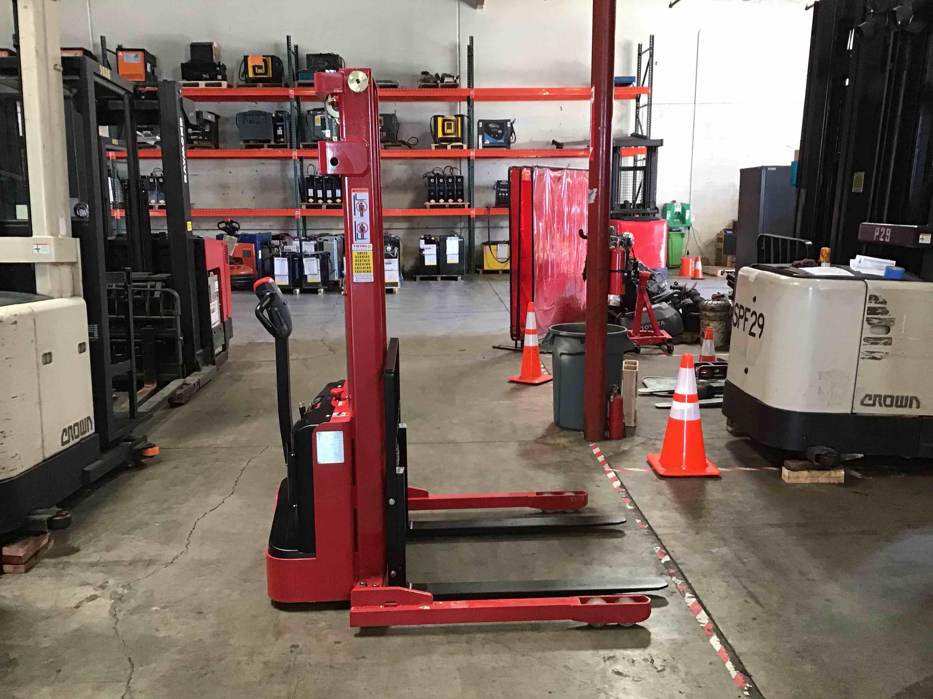 Main Image Used 2019 BIG JOE S22T-116 Forklift – Walkie Straddle Stacker, 2200 lb Capacity, 82” Mast, 1 Hours – $4800.00 – Phoenix – View 1