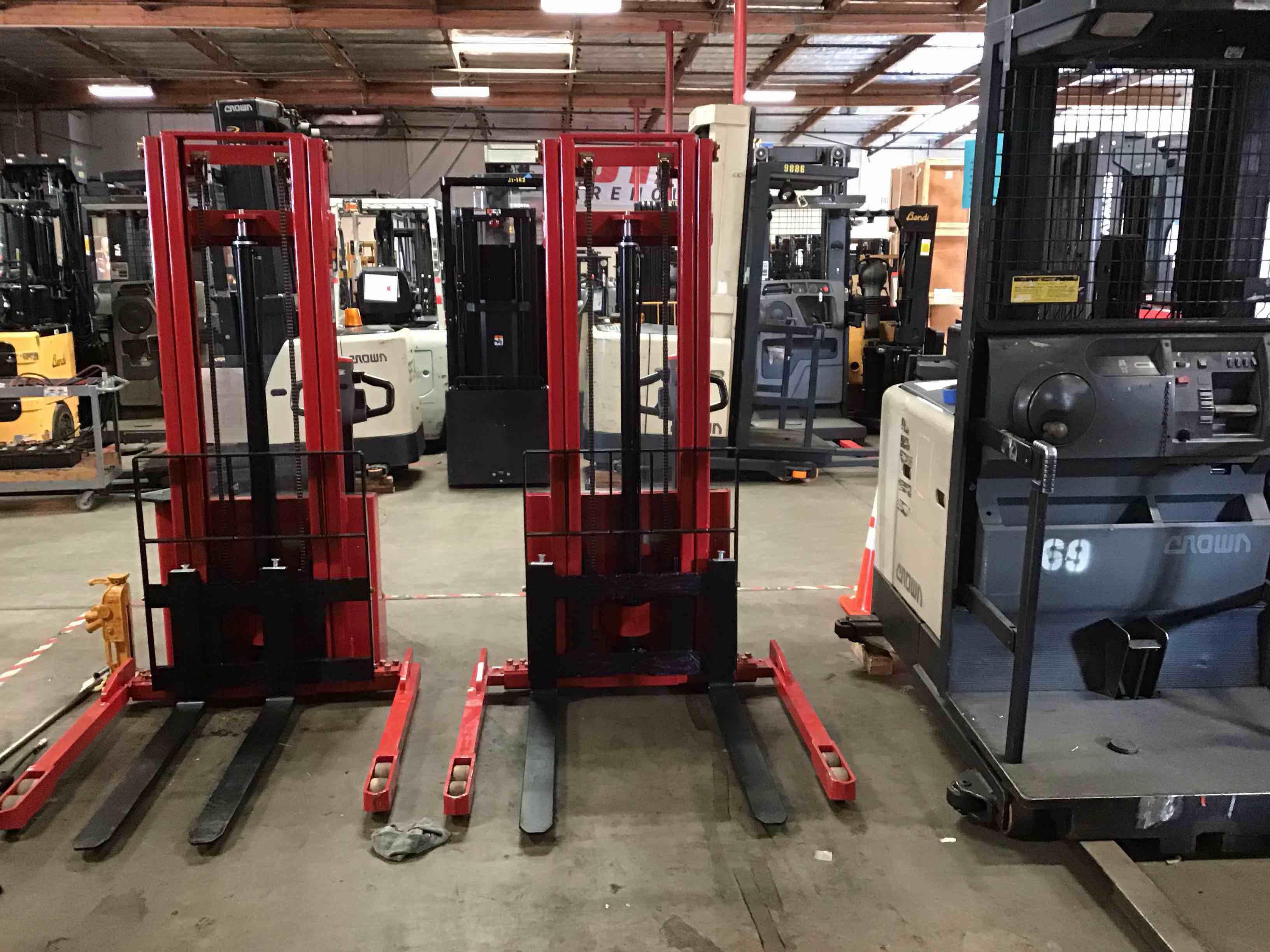 Main Image Used 2019 BIG JOE S22T-116 Forklift – Walkie Straddle Stacker, 2200 lb Capacity, 82” Mast, 1 Hours – $4800.00 – Phoenix – View 3