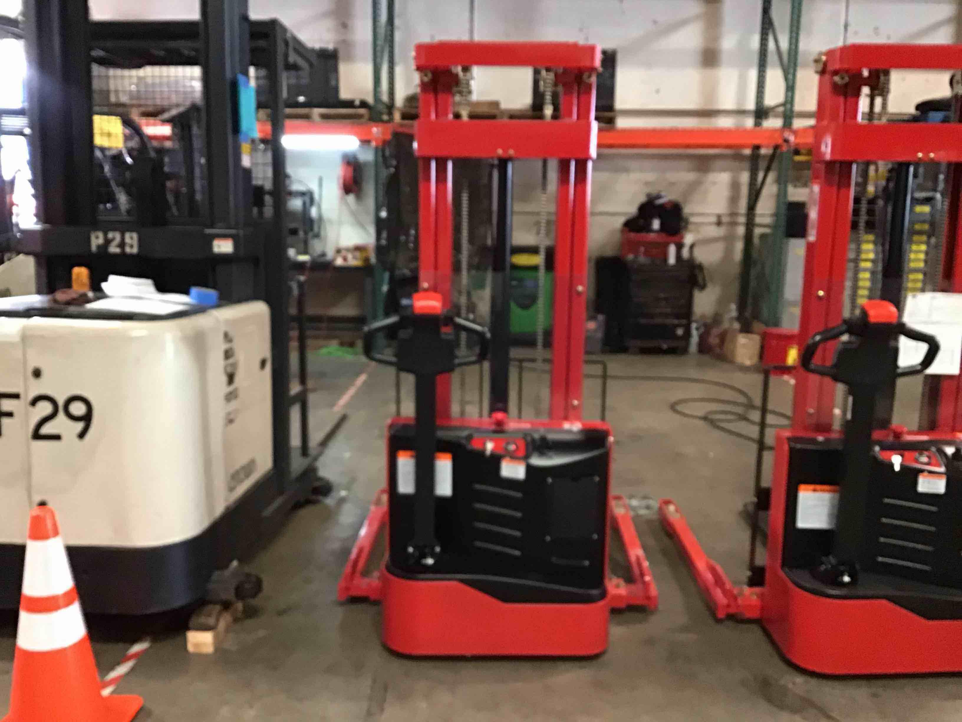 Main Image Used 2019 BIG JOE S22T-116 Forklift – Walkie Straddle Stacker, 2200 lb Capacity, 82” Mast, 1 Hours – $4800.00 – Phoenix – View 4