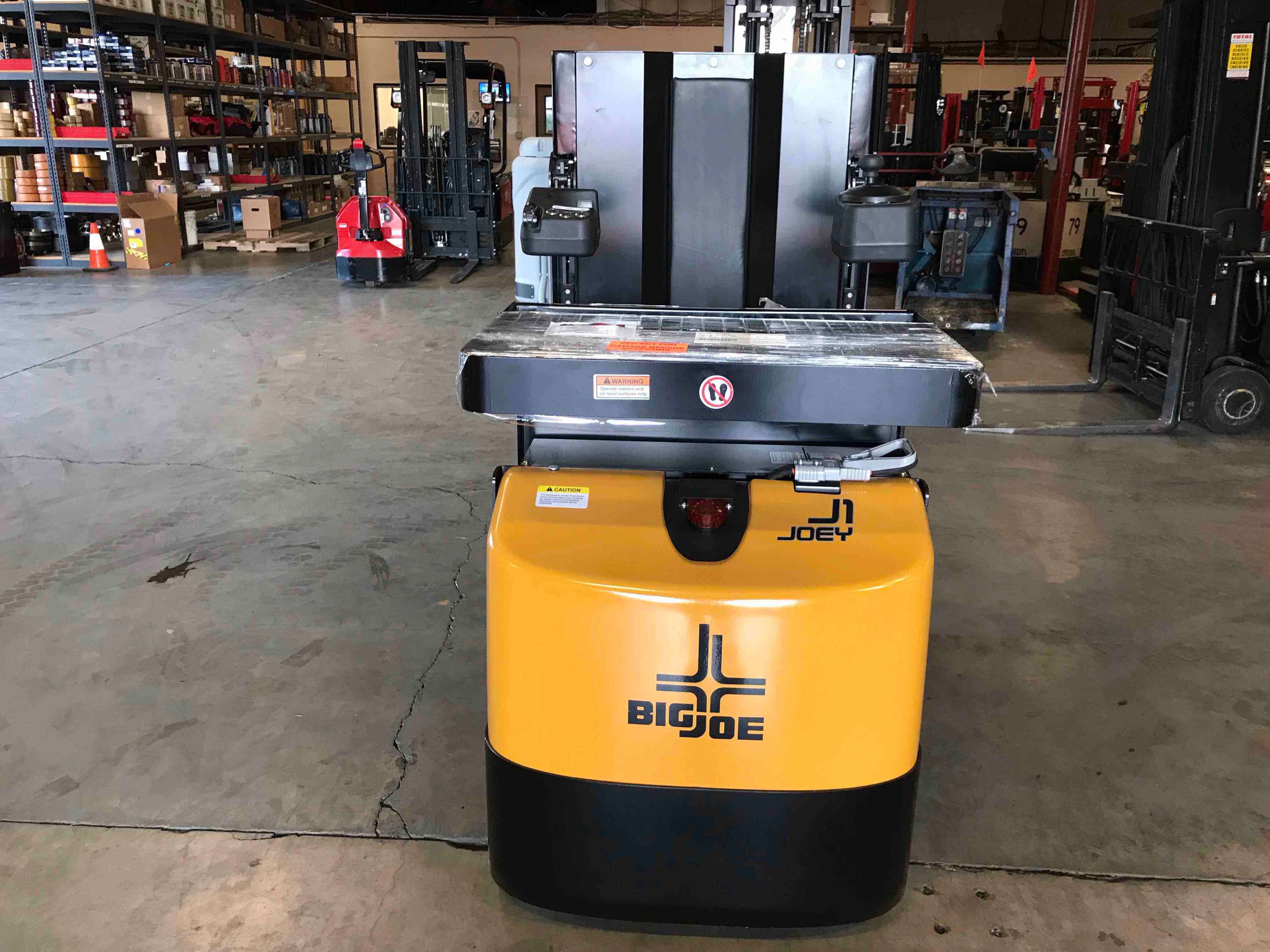 BIG JOE J1-126-SP Task Support Vehicle forklift, 1000 capacity, 126 lift height. Serial 227160075, Year 2019.