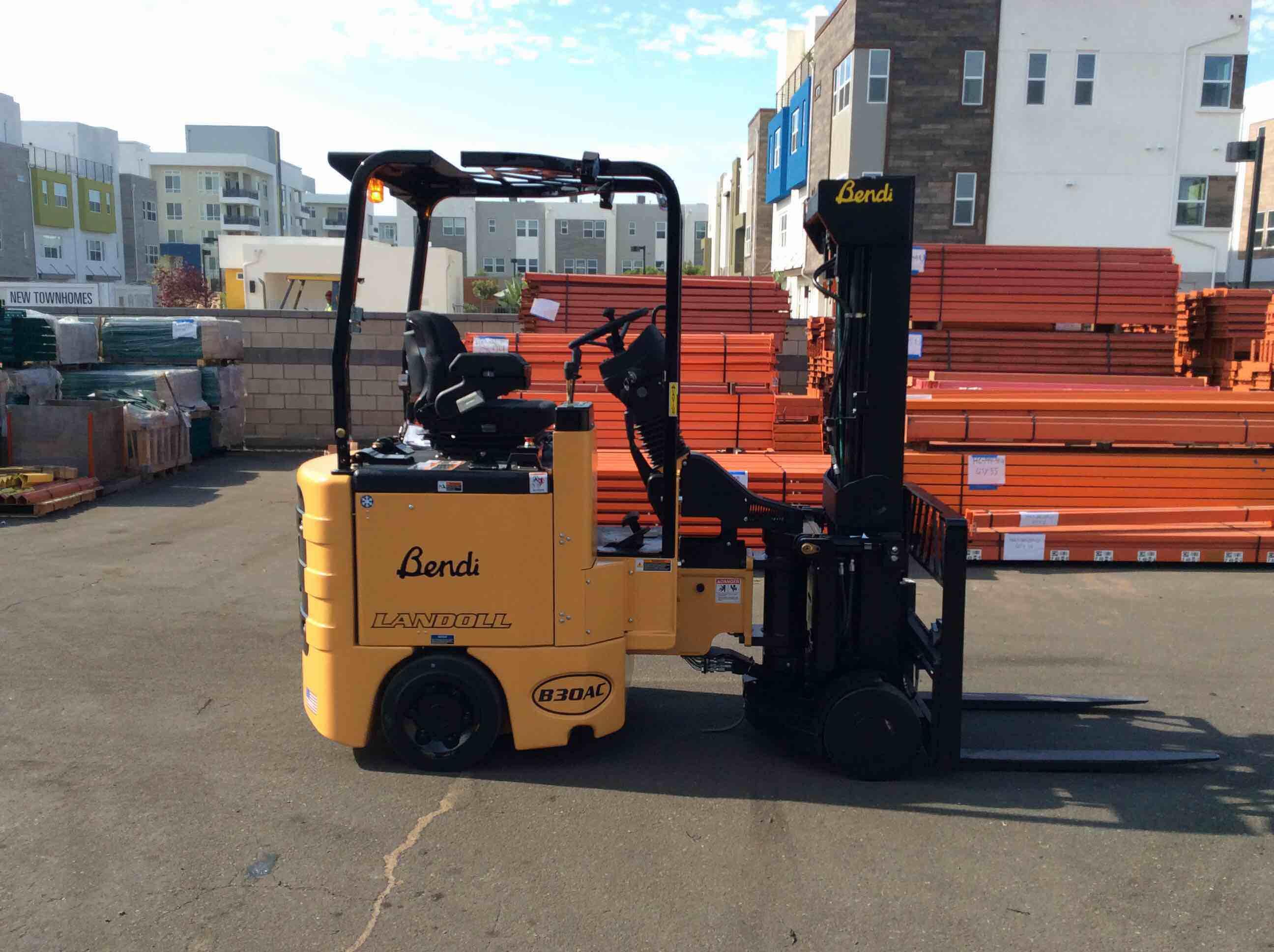 Main Image Used 2019 BENDI B30AC Forklift – VNA, 3000 lb Capacity, 87” Mast, 5684 Hours – $59500.00 – Anaheim – View 1