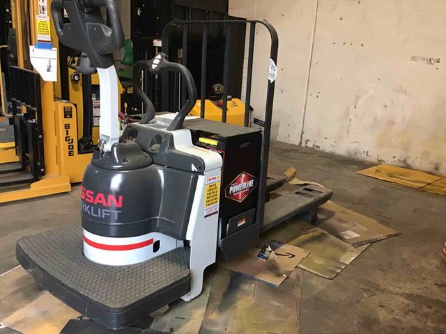 NISSAN RPX60B 27X48 Rider Jack forklift, 6000 capacity, 0 lift height. Serial 2W26-9323763, Year 2016.