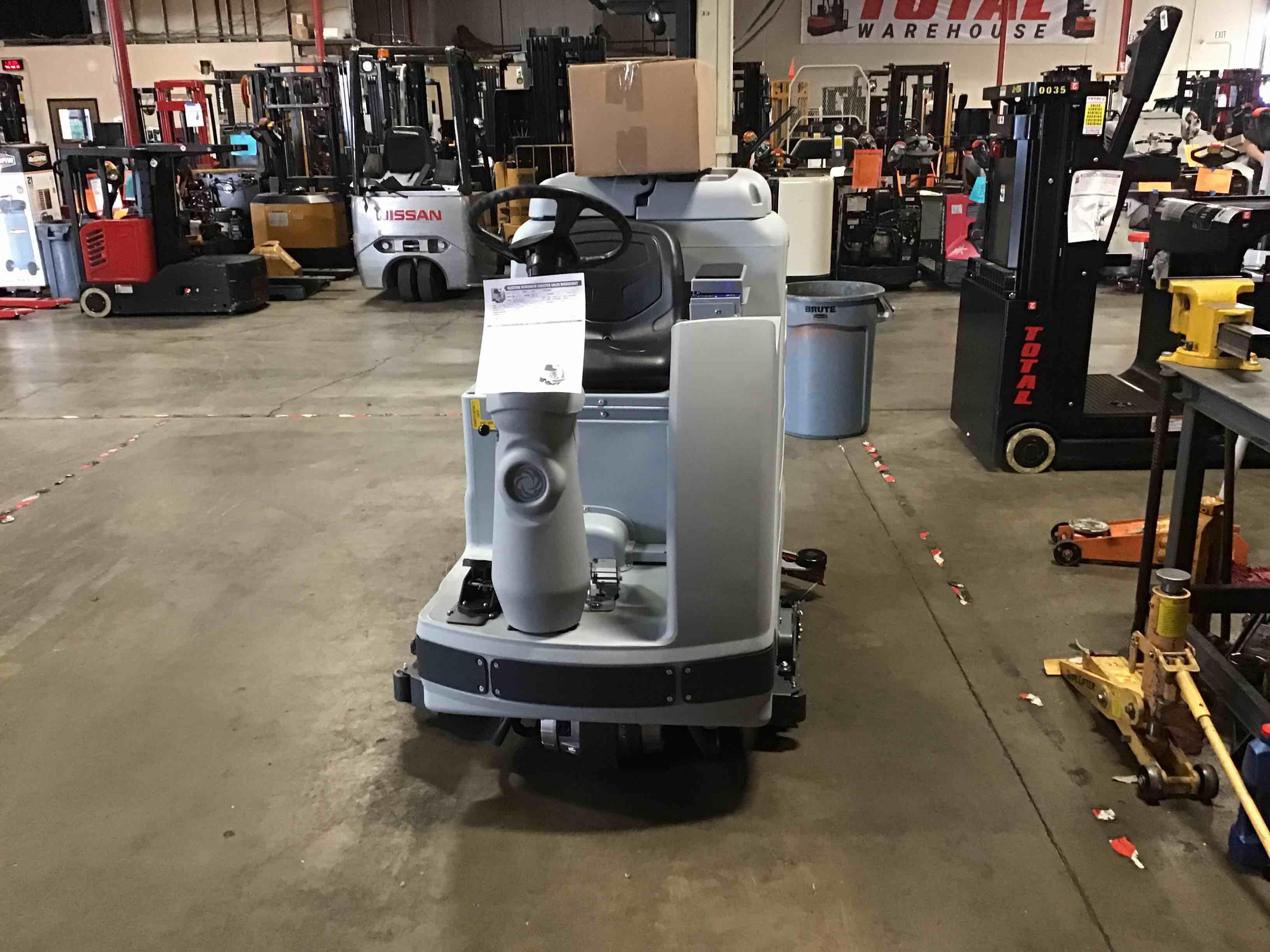 Main Image Used 2019 NILFISK ADVANCE 3820C Forklift – Scrub-Utility, lb Capacity, 0” Mast, 58.7 Hours – $18900.00 – Anaheim – View 1