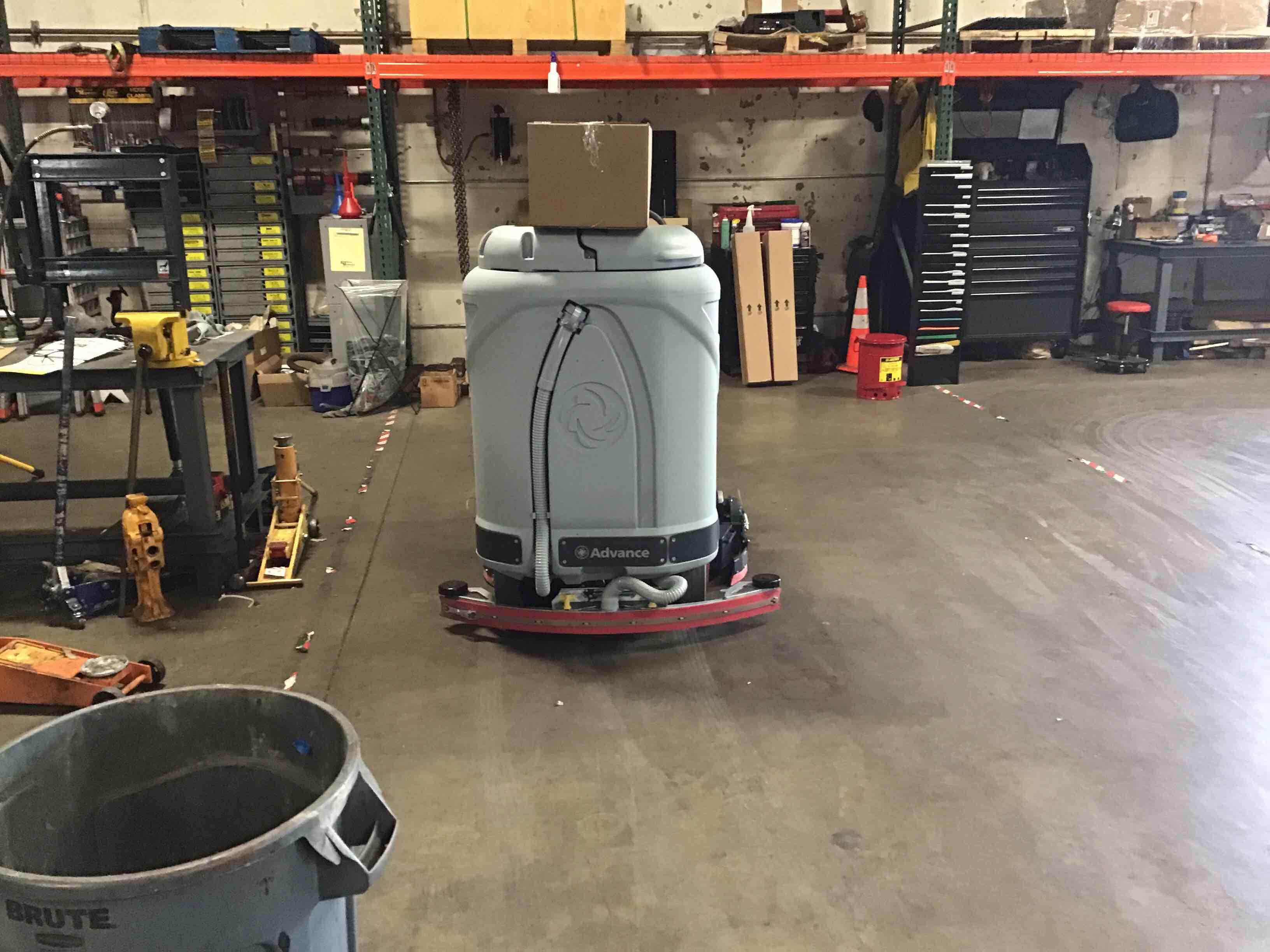Main Image Used 2019 NILFISK ADVANCE 3820C Forklift – Scrub-Utility, lb Capacity, 0” Mast, 58.7 Hours – $18900.00 – Anaheim – View 3