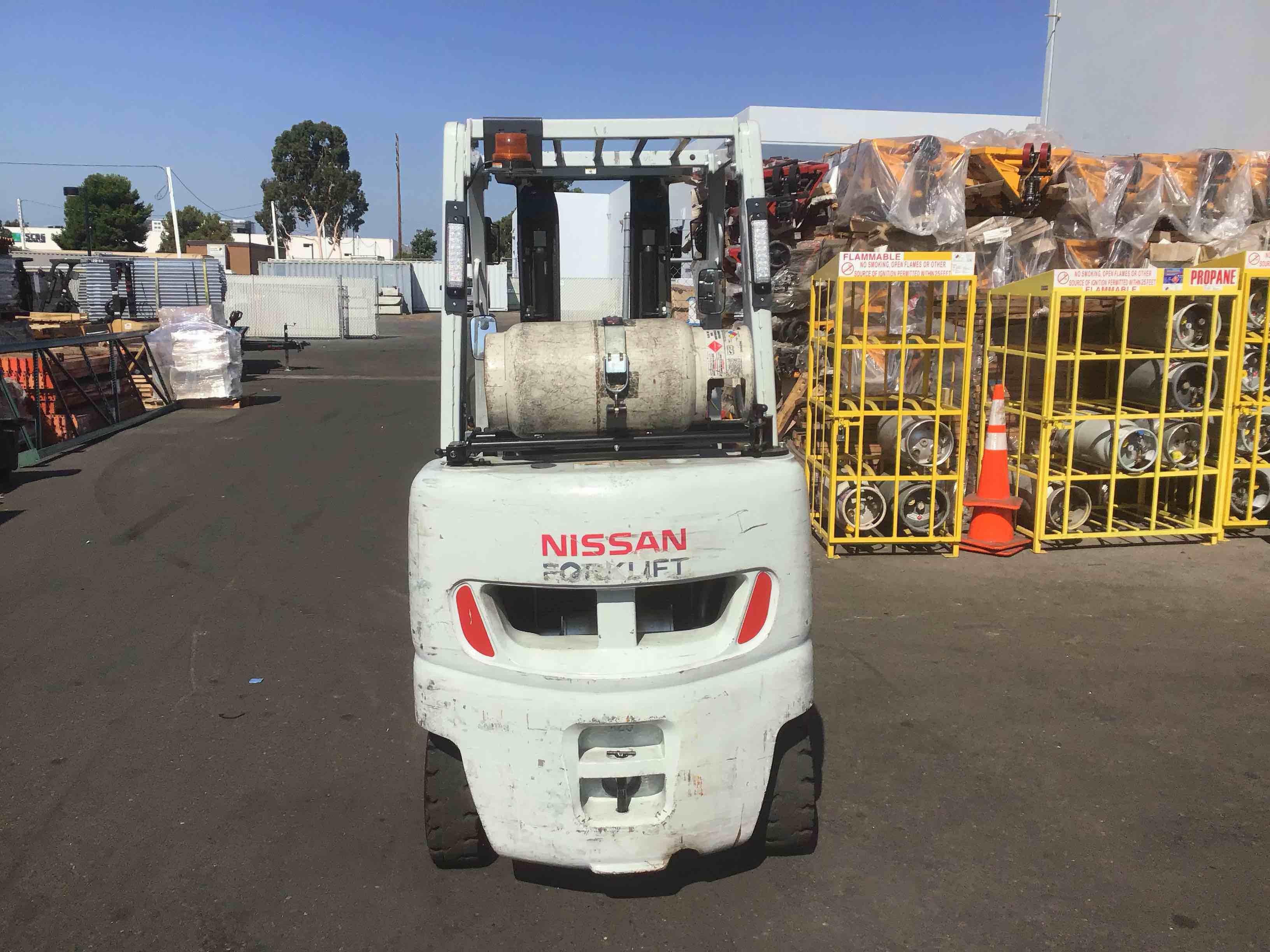 Main Image Used 2016 NISSAN AF50LP Forklift – LPG Pneumatic, 5000 lb Capacity, 83” Mast, 8641 Hours – $17500.00 – Las Vegas – View 5