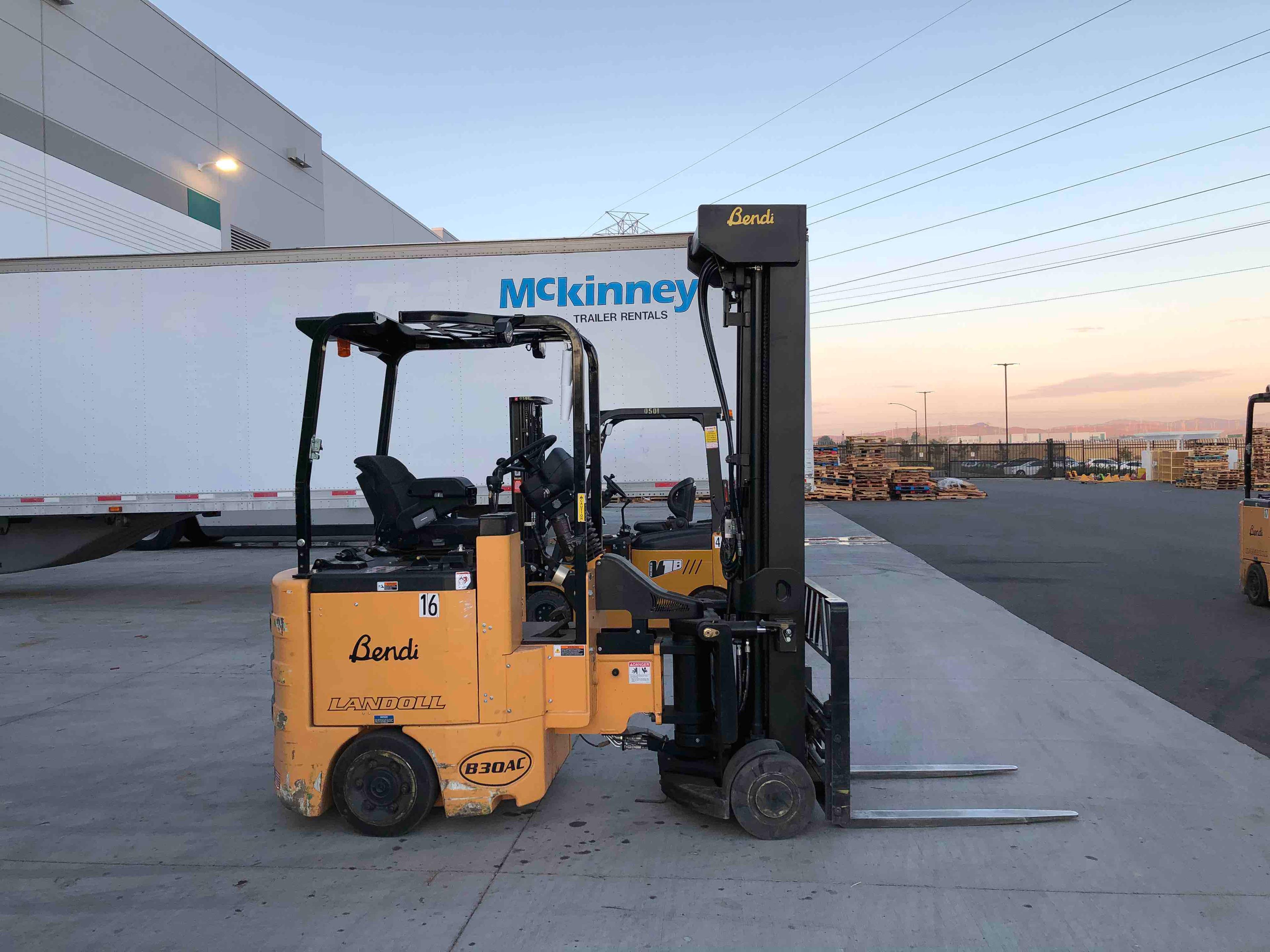 Main Image Used 2020 BENDI B30AC Forklift – VNA, 3000 lb Capacity, 107” Mast, 6516.7 Hours – $47500.00 – Anaheim – View 2