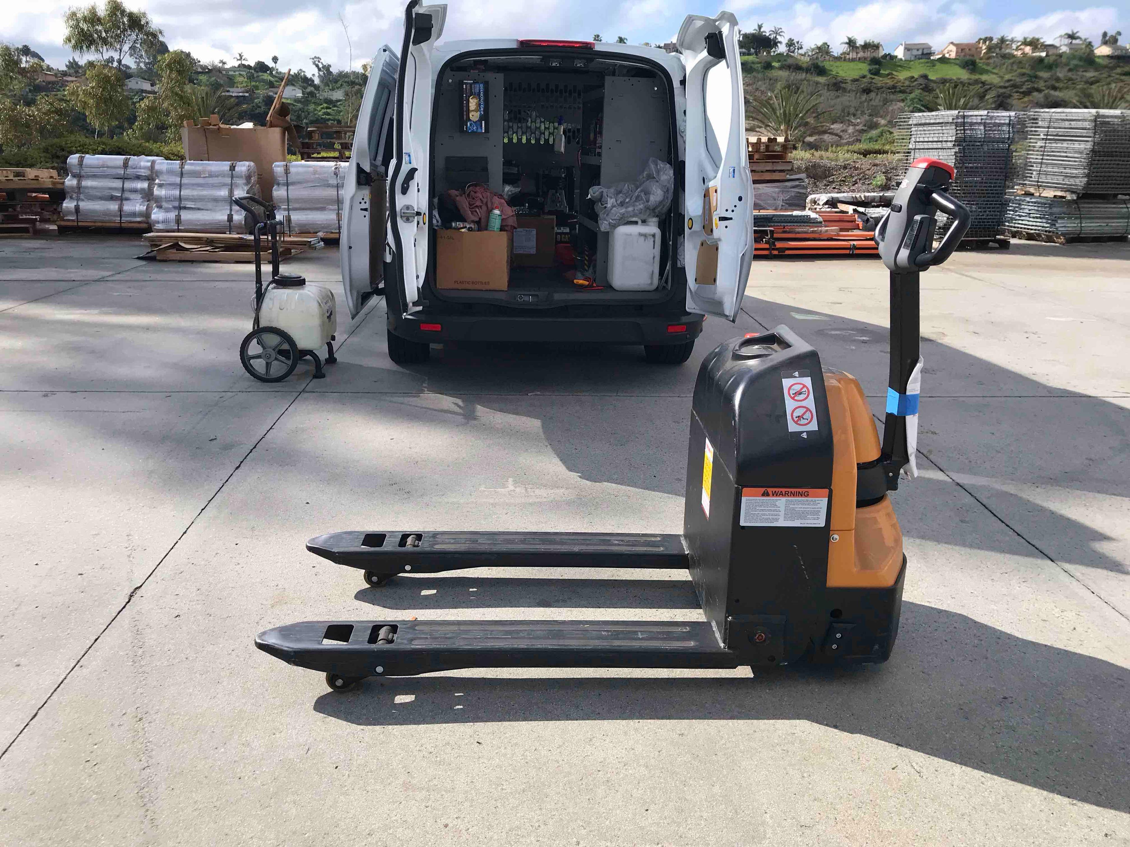 Main Image New 2019 BIG JOE D40-27X45 Forklift – Walkie Jack, 4000 lb Capacity, 3” Mast, 37 Hours – $3495.00 – Anaheim – View 2