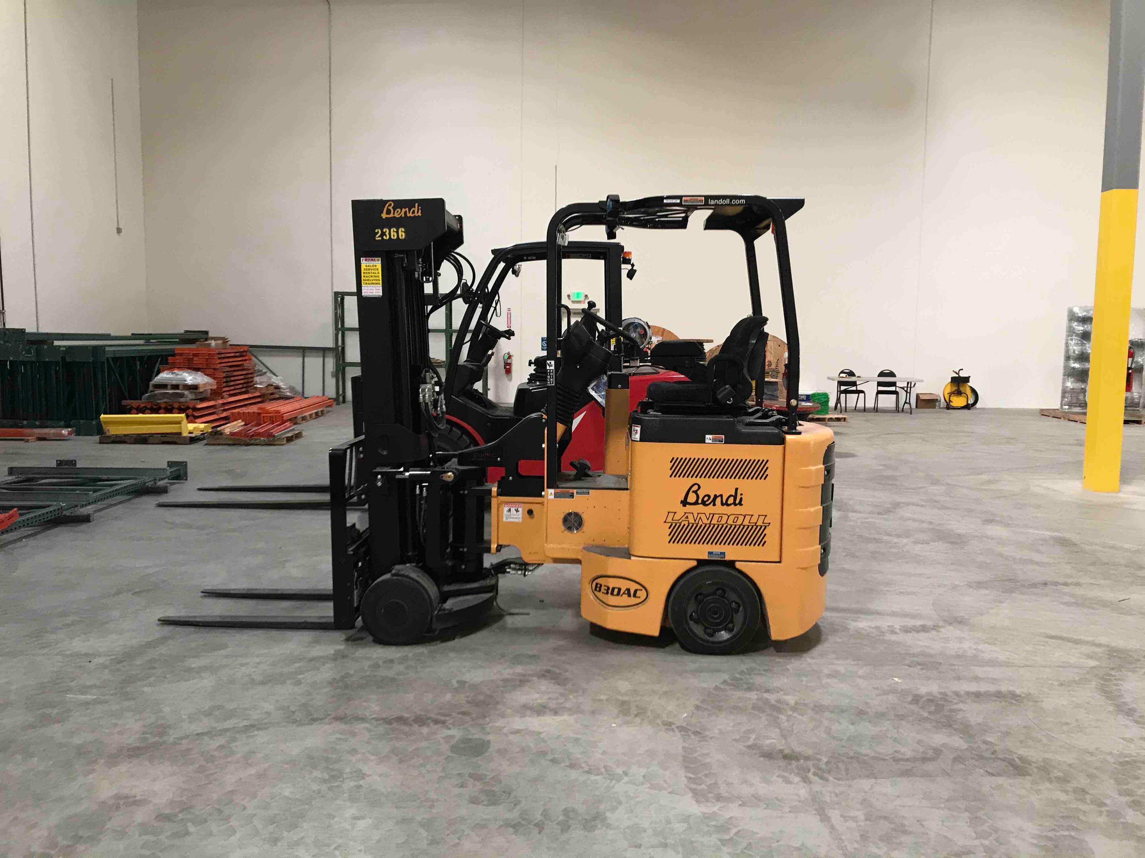 Main Image Used 2020 BENDI B30AC Forklift – VNA, 3000 lb Capacity, 89” Mast, 5473 Hours – $67750.00 – Anaheim – View 1