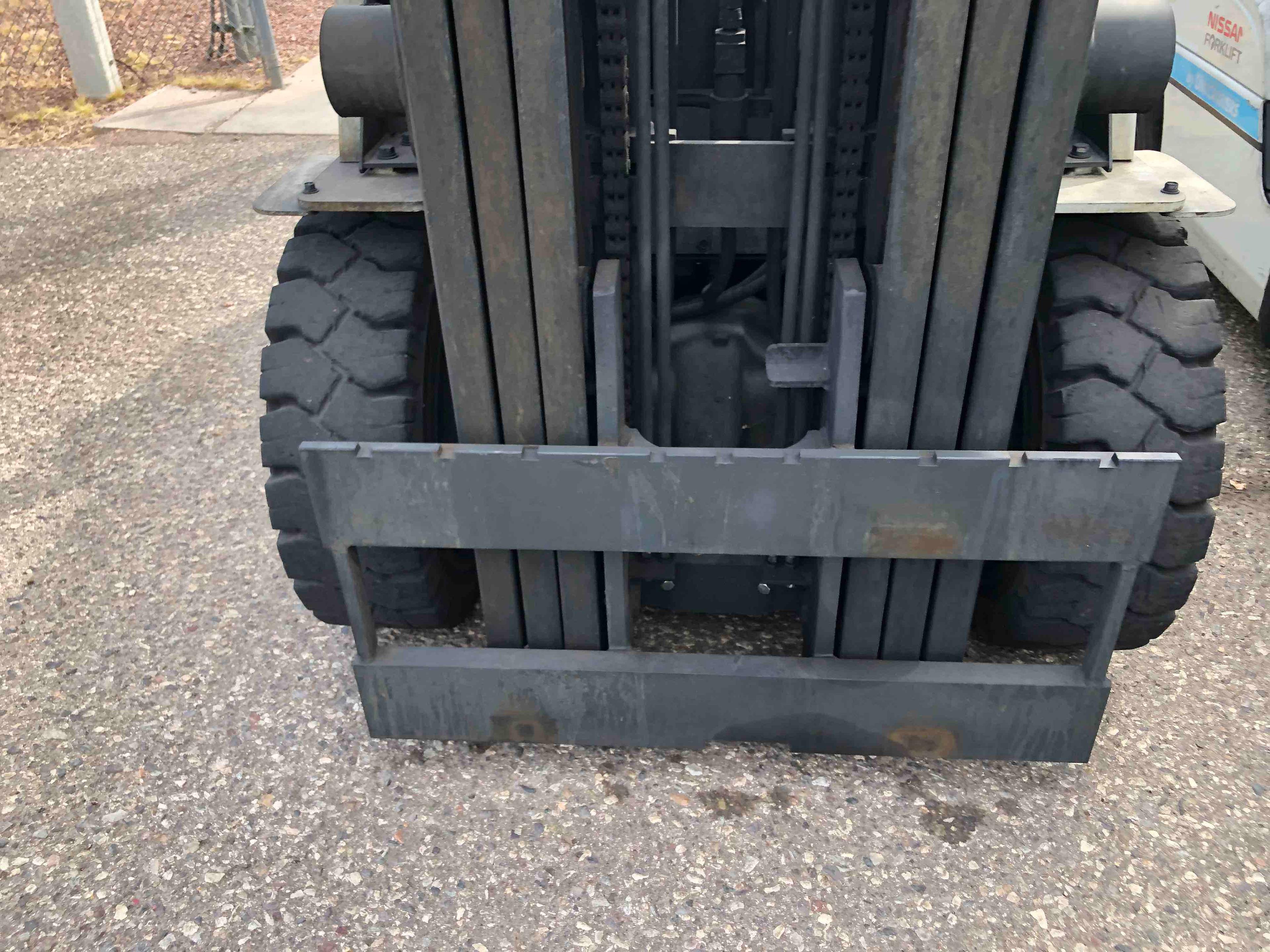 Main Image Used 2016 NISSAN PF70LP Forklift – LPG Pneumatic, 7000 lb Capacity, 90” Mast, 1739 Hours – $24500.00 – Anaheim – View 1