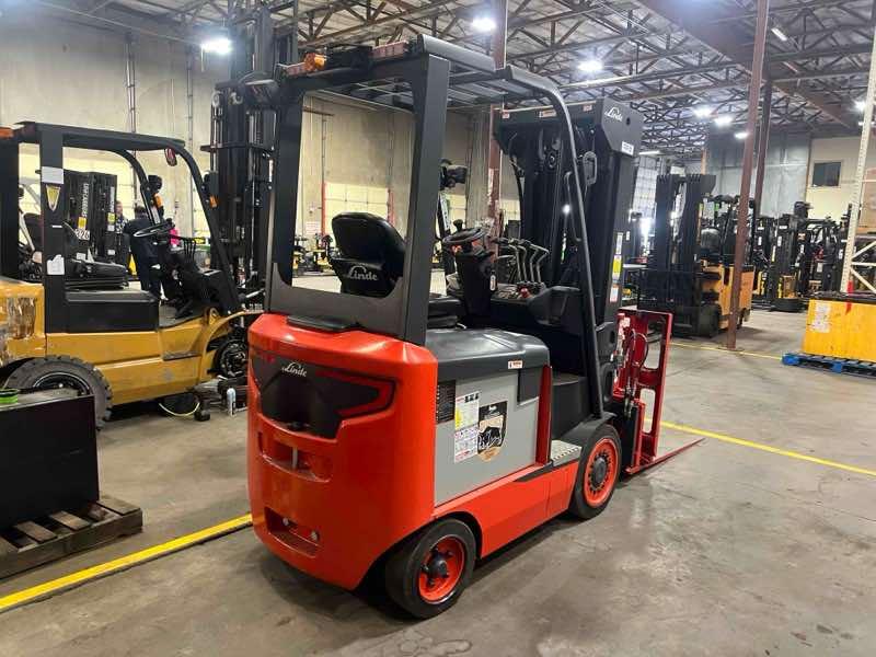 Main Image New 2022 LINDE E25C_1347 Forklift – Electric Sit Down 4 Wheel, 5000 lb Capacity, 89” Mast, 5 Hours – $54500.00 – Phoenix – View 4