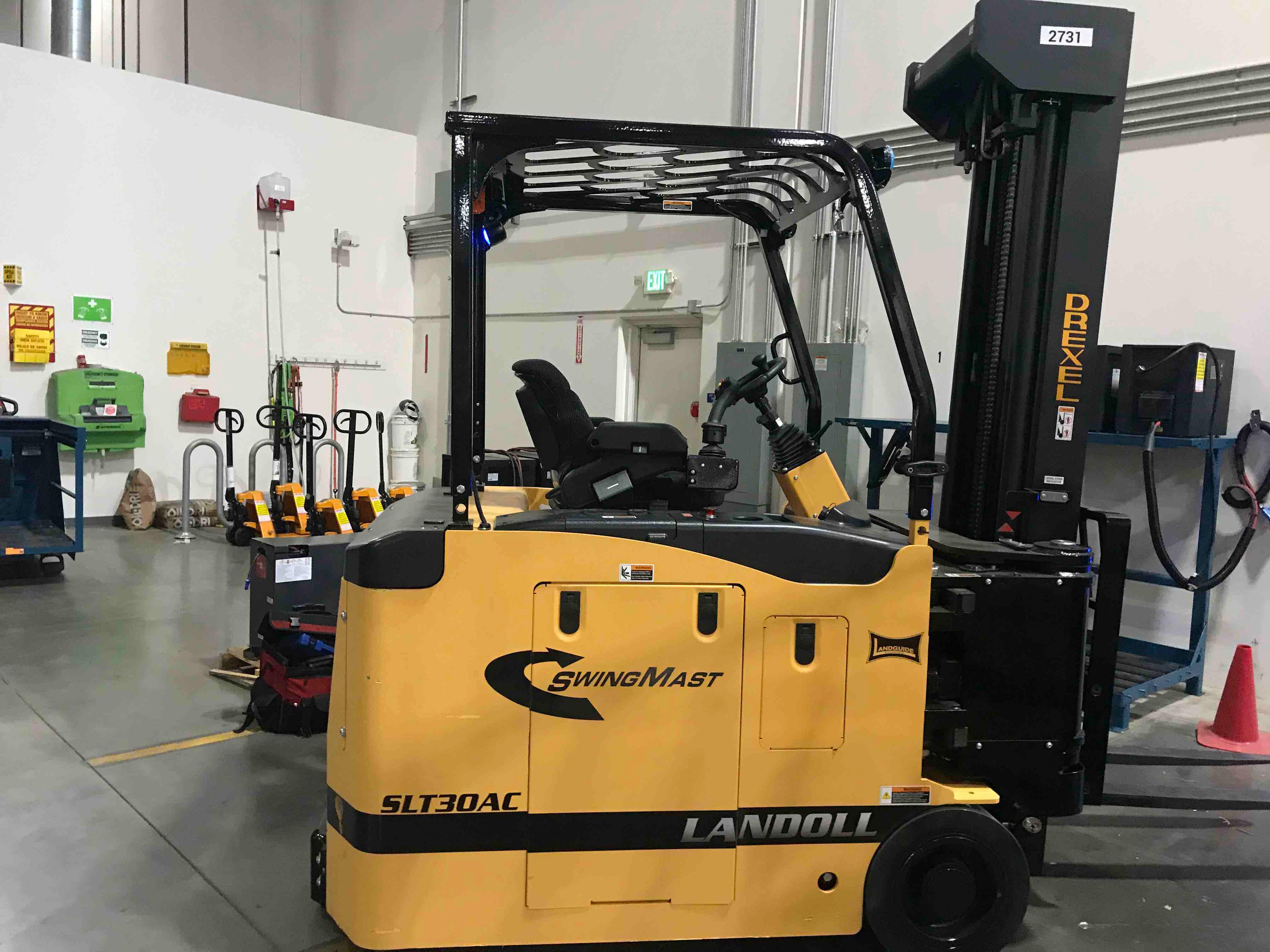 Main Image Used 2020 DREXEL SLT30AC Forklift – VNA, 3000 lb Capacity, 107” Mast, 9106 Hours – $54500.00 – Anaheim – View 3