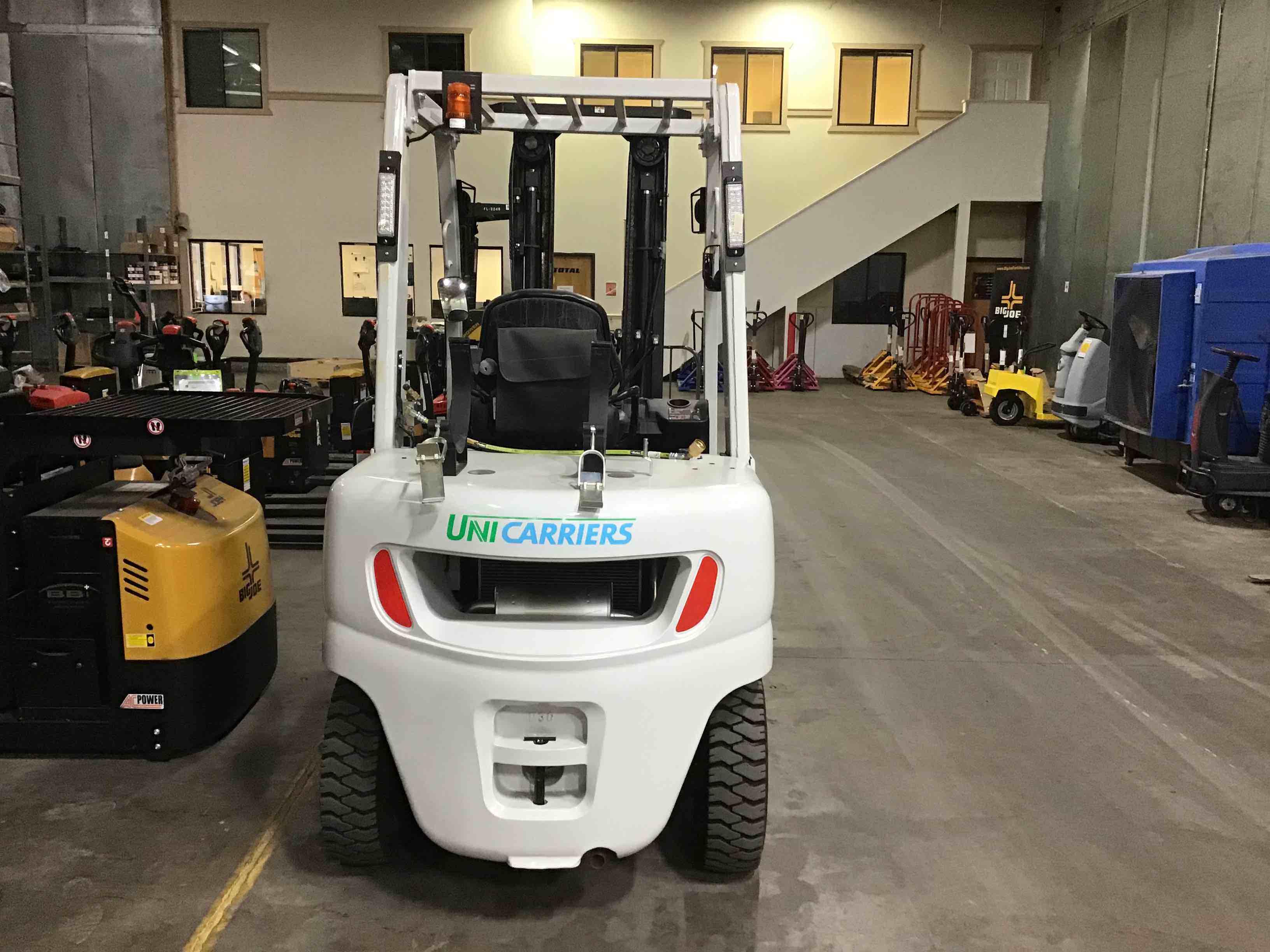 Main Image Used 2020 NISSAN PF60LP Forklift – LPG Pneumatic, 6000 lb Capacity, 89” Mast, 3267.7 Hours – $32500.00 – Phoenix – View 2