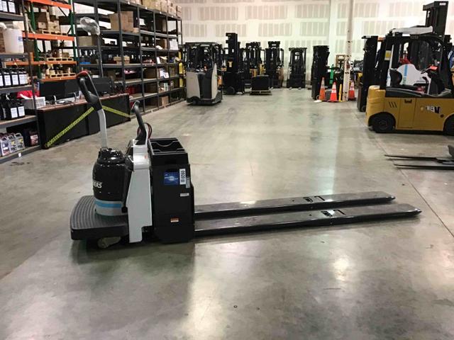 NISSAN RPX80B 27X96 Double Rider Jack forklift, 8000 capacity, 7.75 lift height. Serial 2W28-9324082, Year 2020.