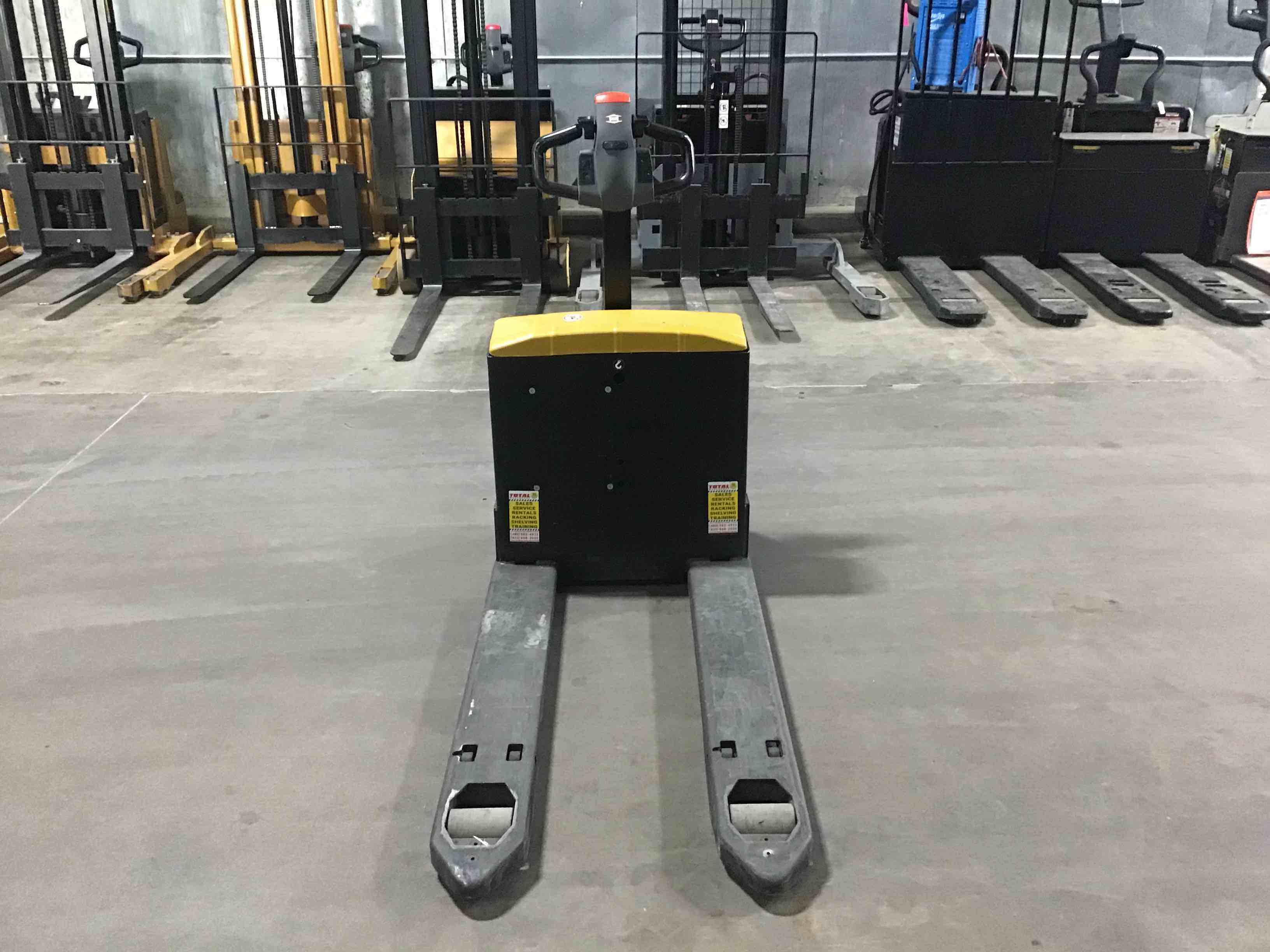 Main Image Used 2022 BIG JOE LPT-44 27X48 Forklift – Electric Pallet Jack (Lithium), 4500 lb Capacity, 3” Mast, 396 Hours – $3200.00 – Phoenix – View 2