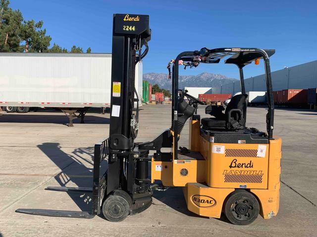 BENDI B30AC VNA forklift, 3000 capacity, 258 lift height. Serial 2001A-12244, Year 2020.
