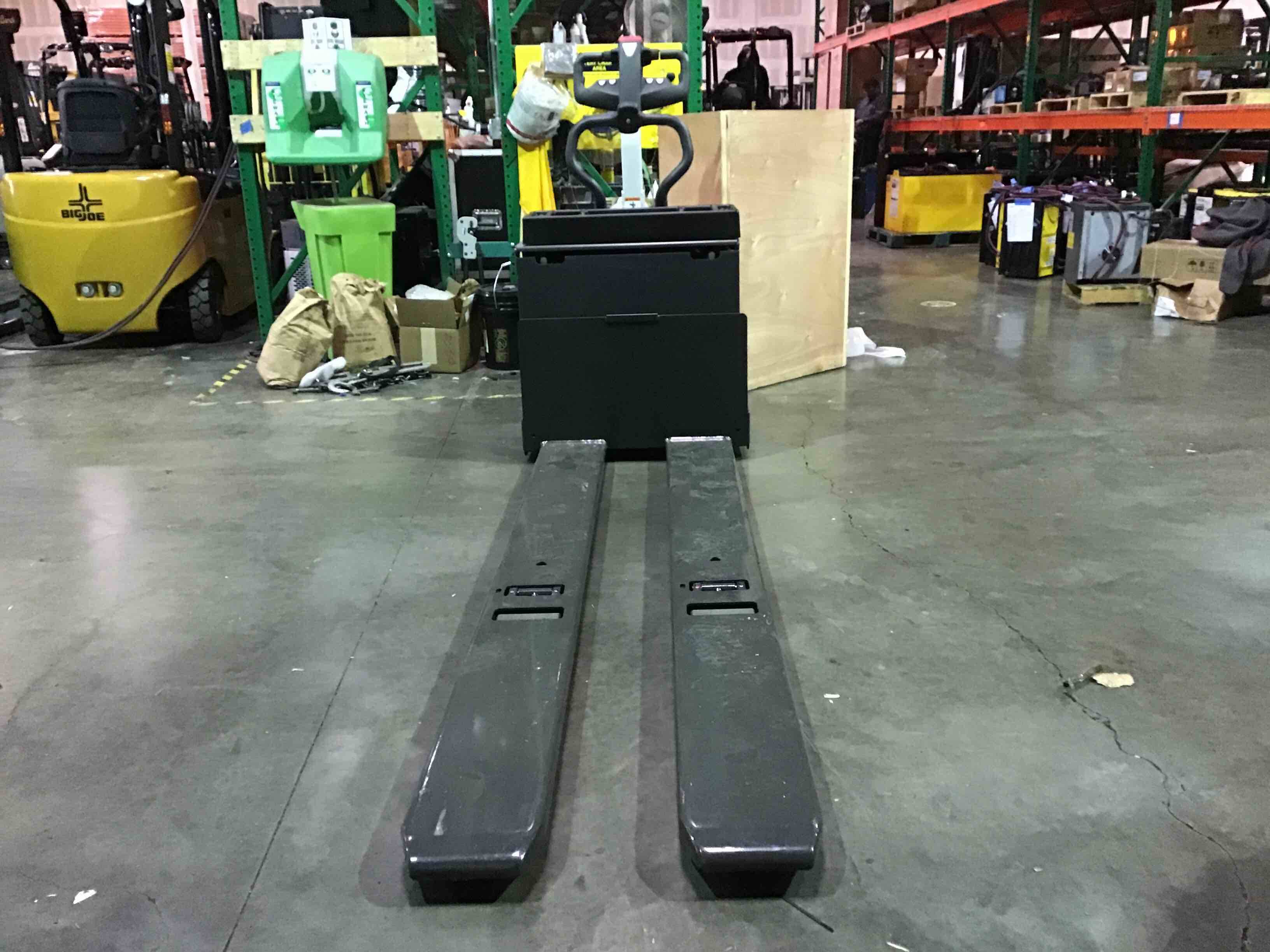 NISSAN RPX80B 27X96 Double Rider Jack forklift, 8000 capacity, 7.75 lift height. Serial 2W28-9324124, Year 2021.