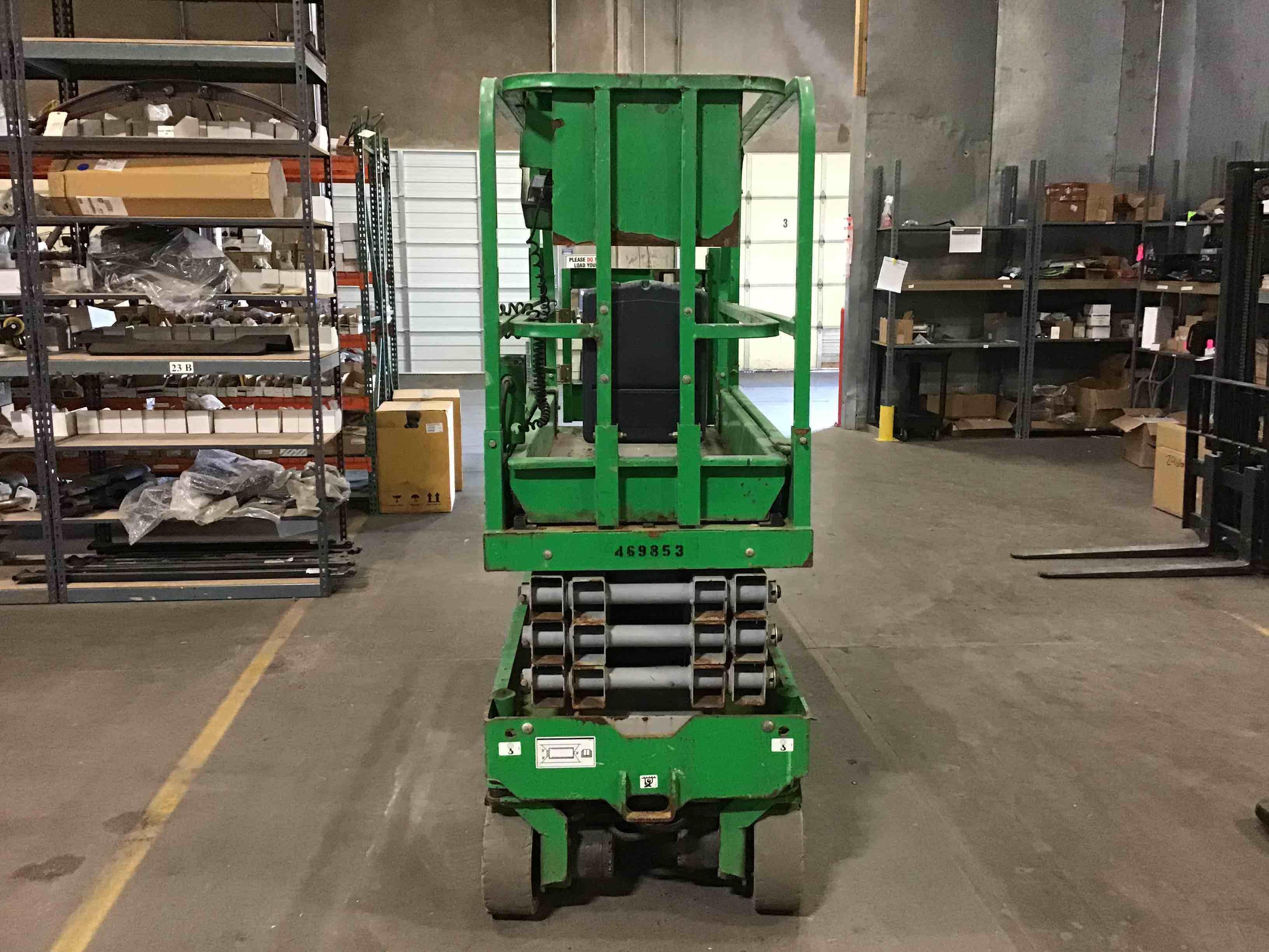 Main Image Used 2016 GENIE GS-1930 Forklift – Scissor Lift, 500 lb Capacity, 85” Mast, 361.7 Hours – $9985.00 – Phoenix – View 2