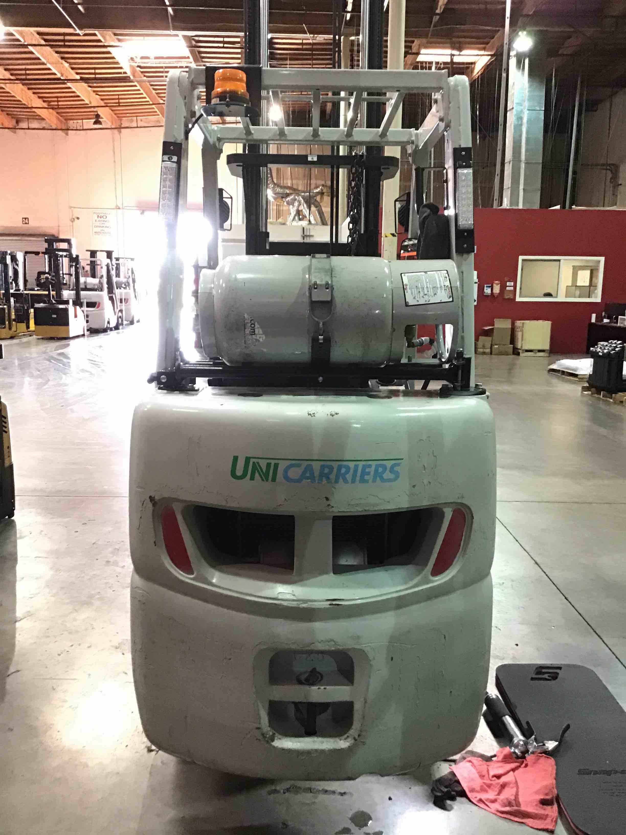 Main Image Used 2019 NISSAN CF50LP Forklift – LPG Cushion, 5000 lb Capacity, 83” Mast, 6713 Hours – $16700.00 – Las Vegas – View 2