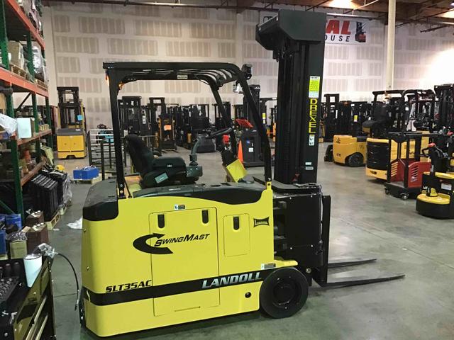 DREXEL SLT35AC VNA forklift, 3000 capacity, 312 lift height. Serial 2101A-12928-WG, Year 2021.