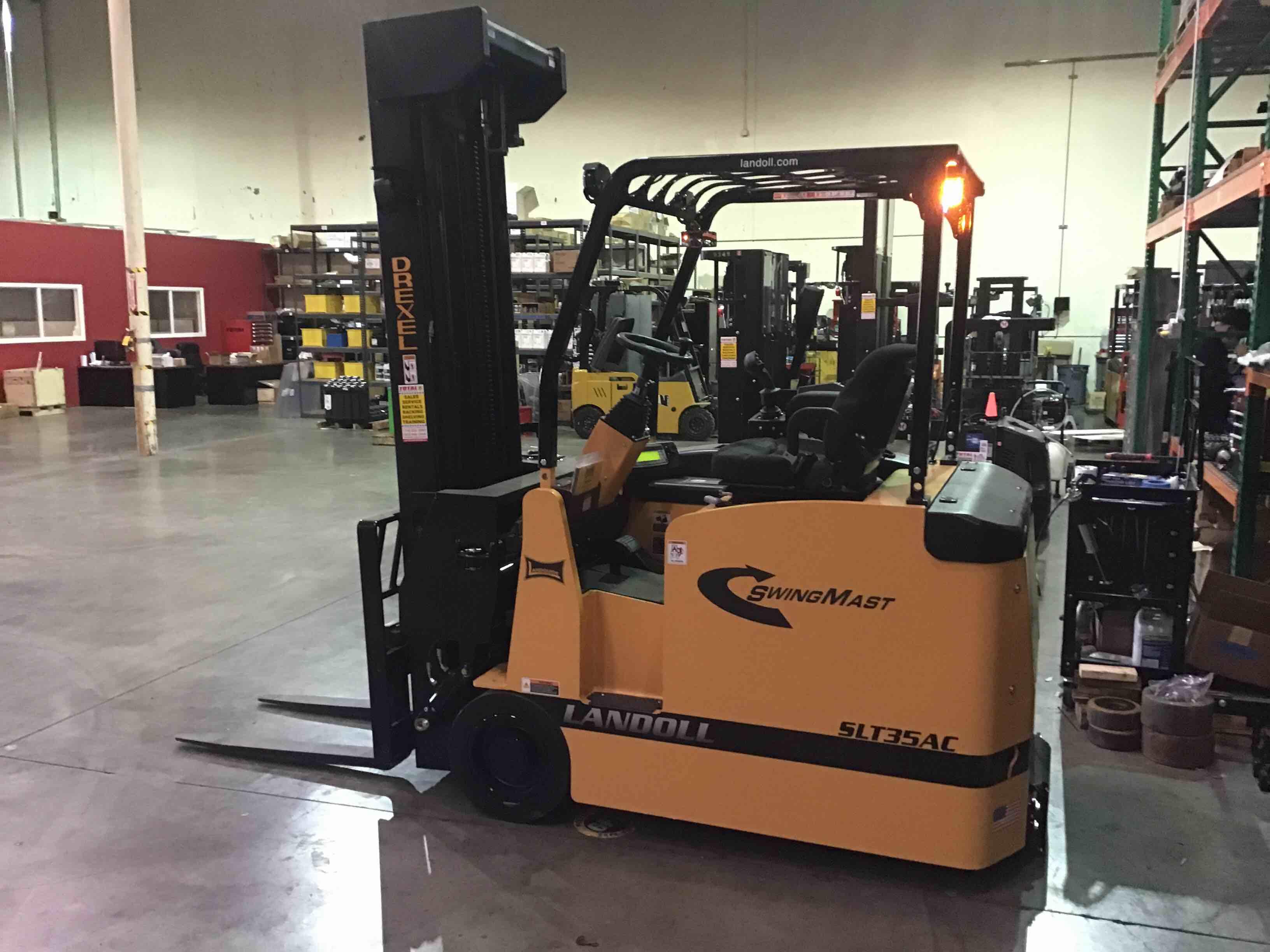 Main Image Used 2021 DREXEL SLT35AC Forklift – VNA, 3000 lb Capacity, 107” Mast, 2852 Hours – $73225.00 – Anaheim – View 4