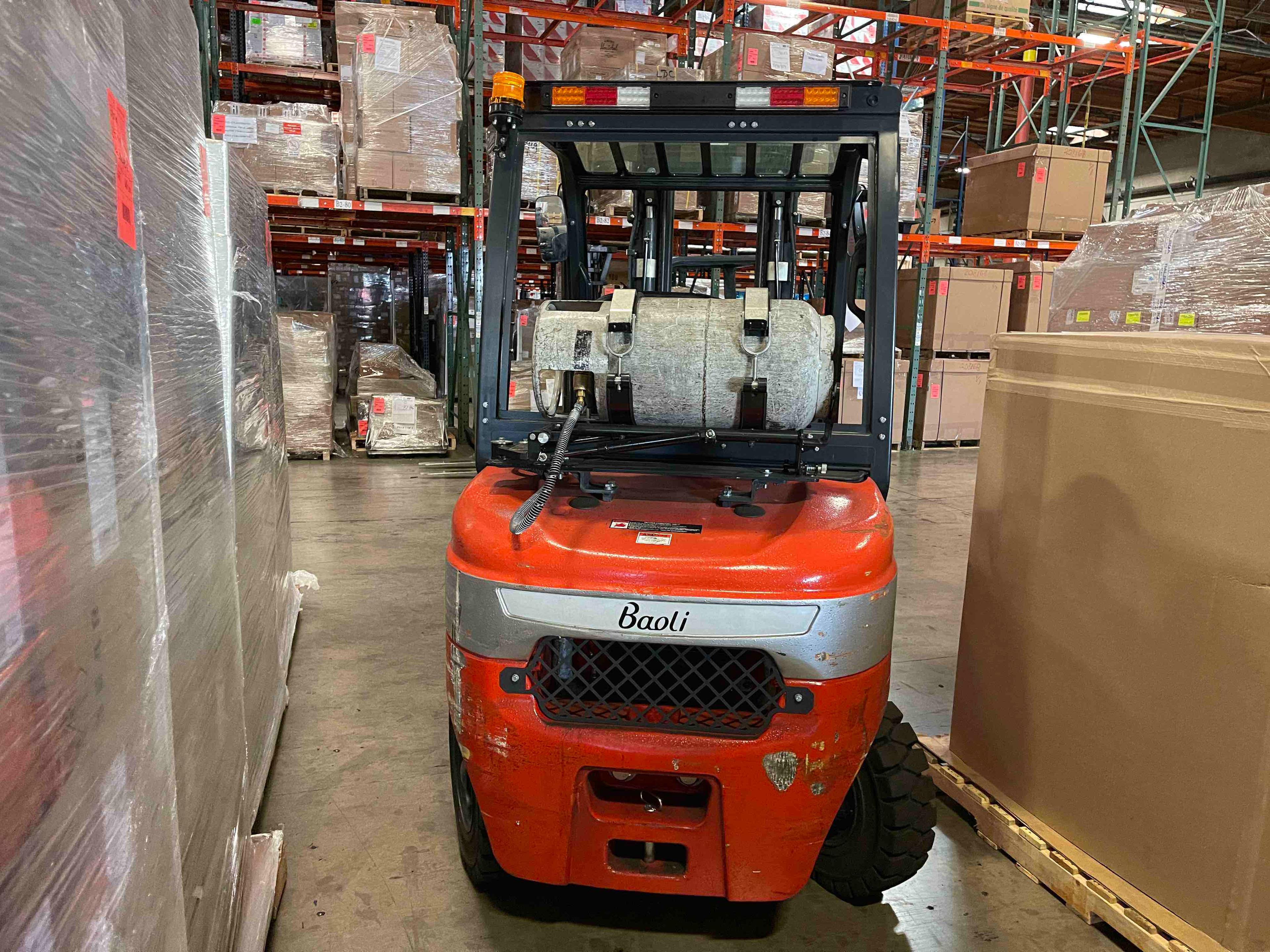 Main Image Used 2021 BAOLI KBG25_6010 Forklift – LPG Pneumatic, 5000 lb Capacity, 89” Mast, 1641.9 Hours – $32250.00 – Anaheim – View 3
