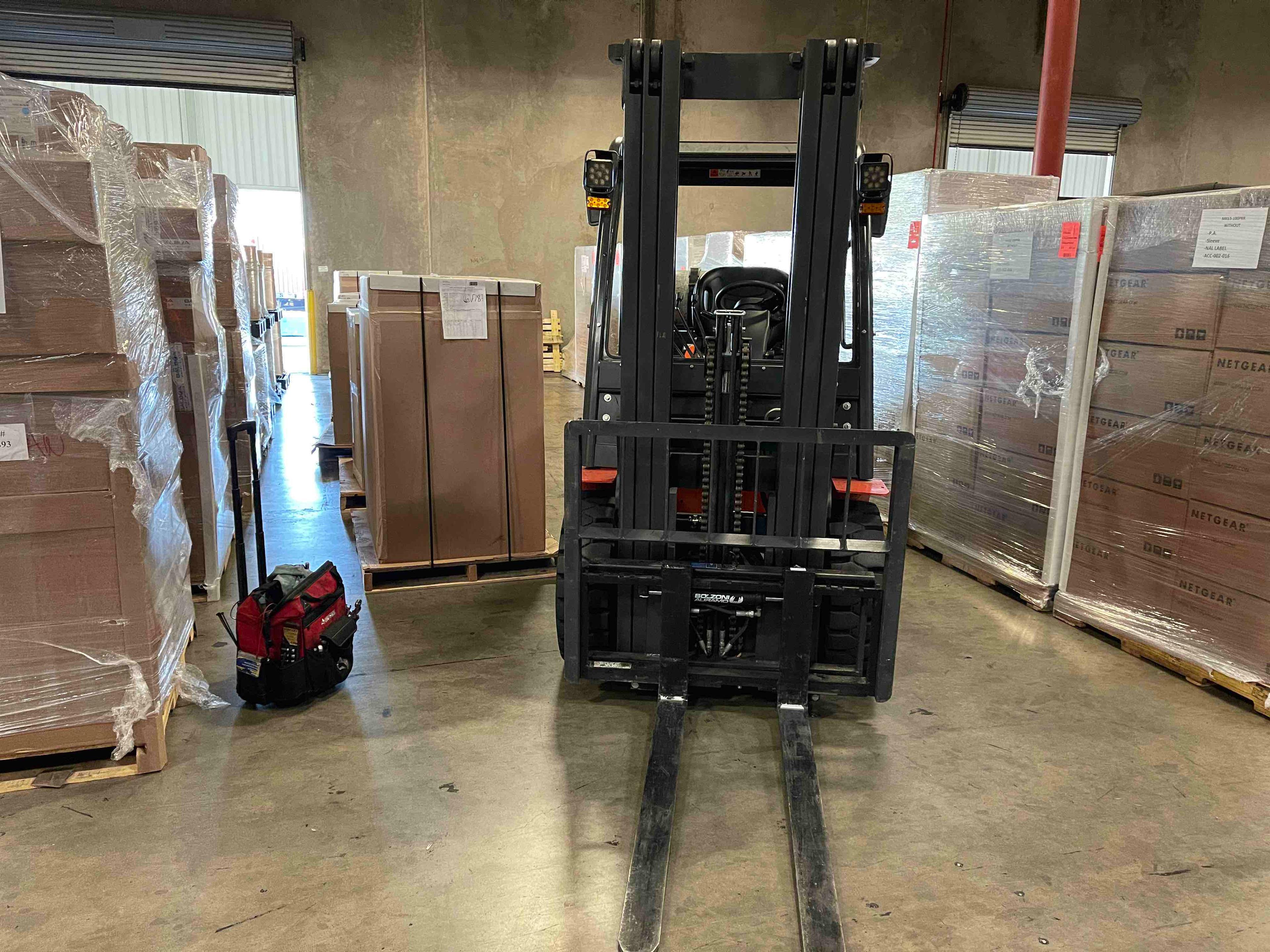 Main Image Used 2021 BAOLI KBG25_6010 Forklift – LPG Pneumatic, 5000 lb Capacity, 89” Mast, 1641.9 Hours – $32250.00 – Anaheim – View 4
