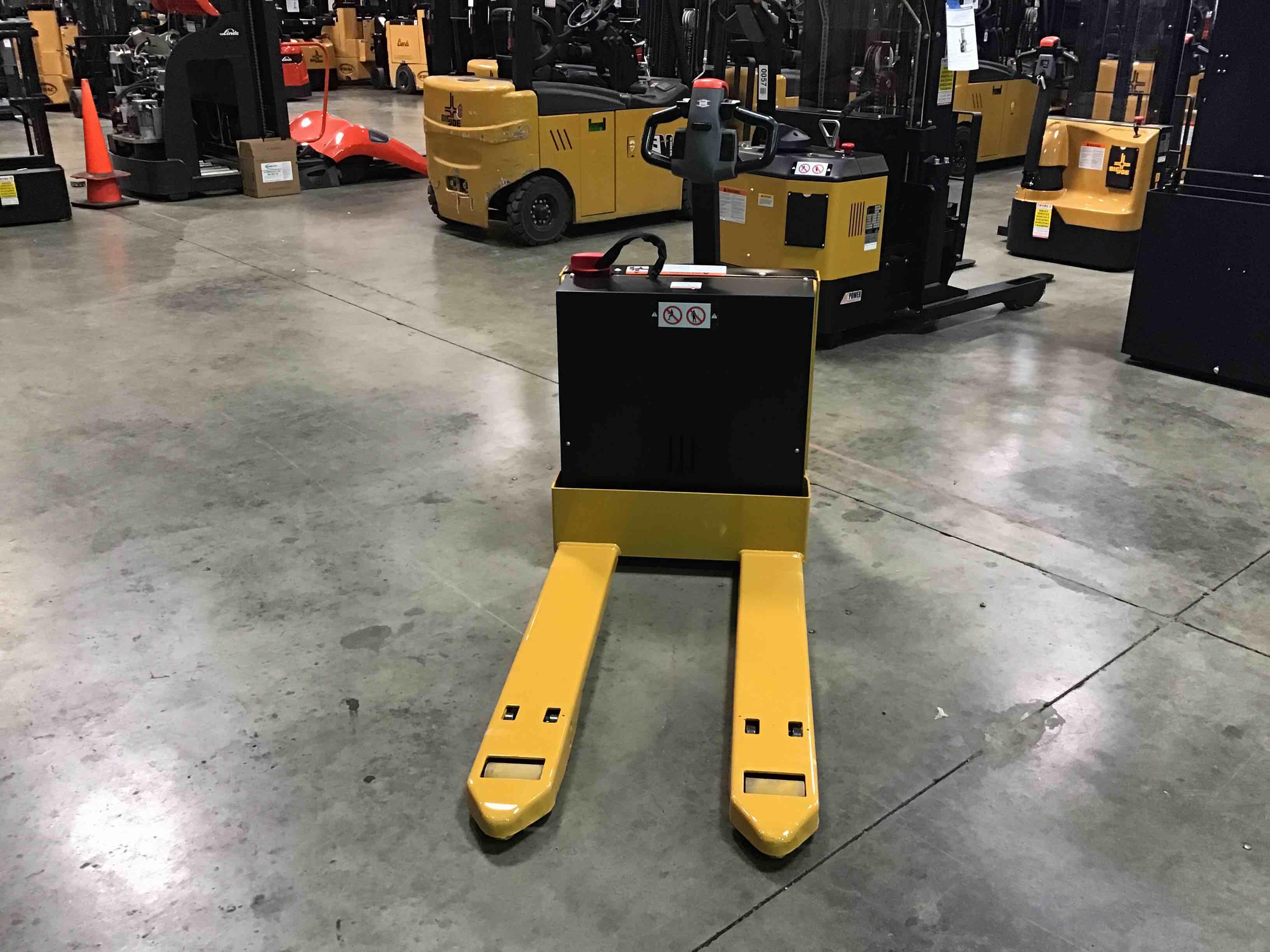 Main Image Used 2021 BIG JOE WPT-45 27X48 Forklift – Walkie Jack, 4500 lb Capacity, 3” Mast, 107 Hours – $4250.00 – Phoenix – View 1