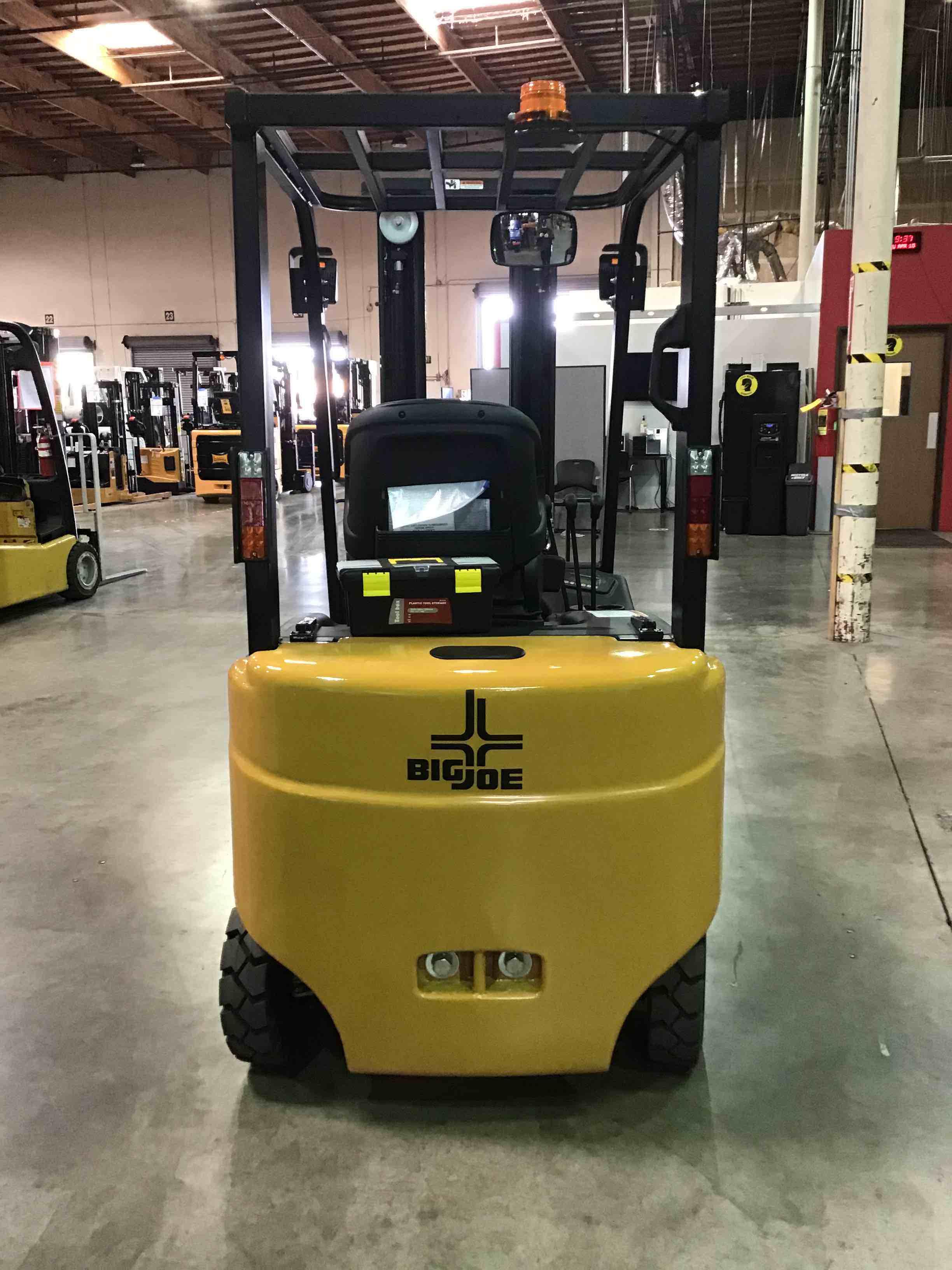 Main Image Used 2021-C BIG JOE LXE-44 Forklift – Electric Sit Down 4 Wheel, 4400 lb Capacity, 86” Mast, 1902 Hours – $18200.00 – Phoenix – View 2