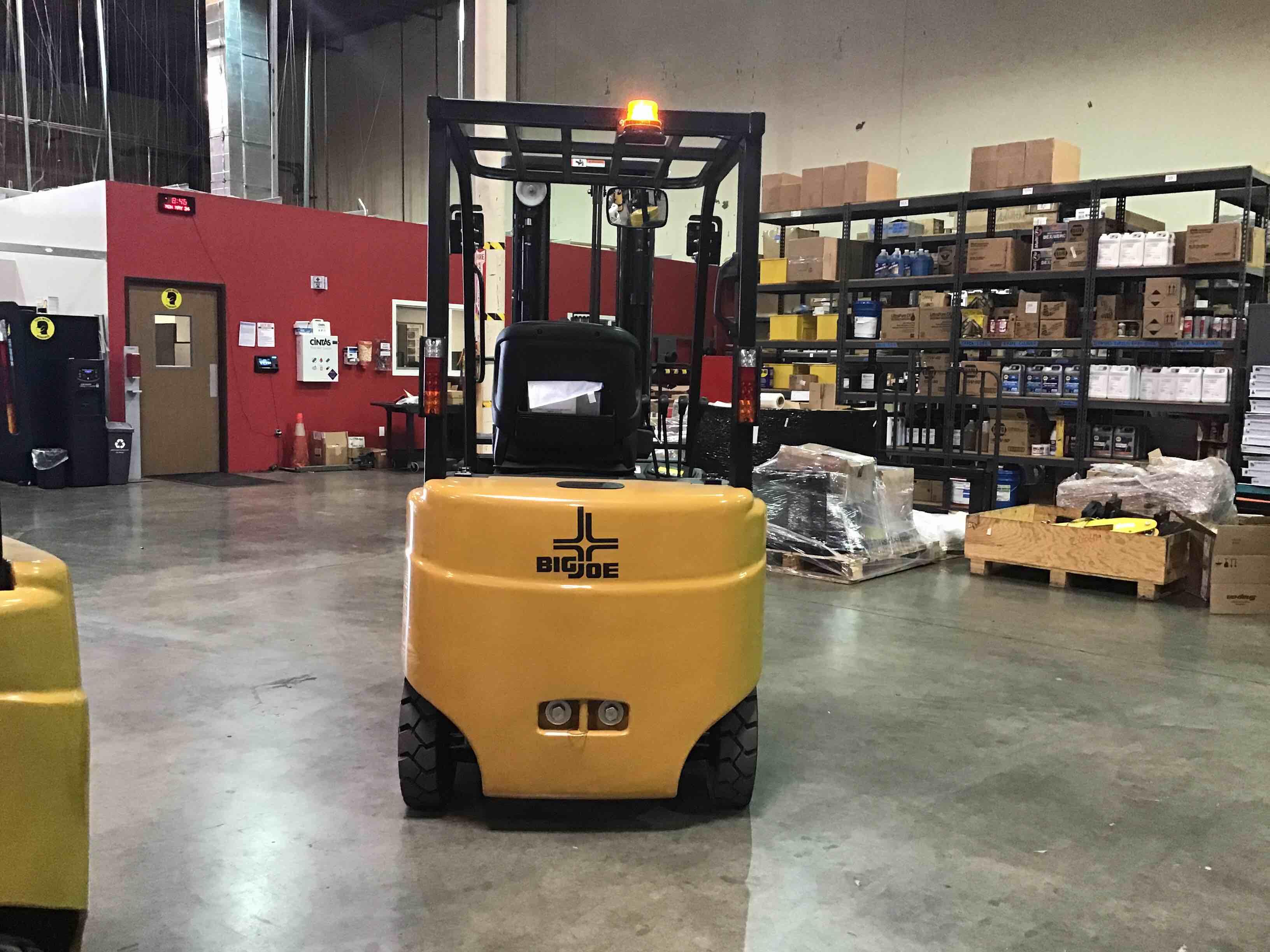 Main Image Used 2021-E BIG JOE LXE-44 Forklift – Electric Sit Down 4 Wheel, 4400 lb Capacity, 86” Mast, 836 Hours – $16500.00 – Hawaii, Waipahu – View 2